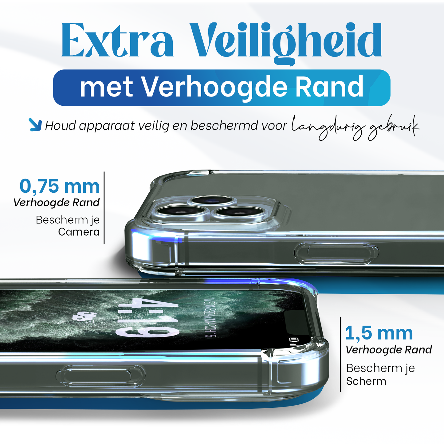 iTech Bumper Hoesje voor iPhone 11 Pro Max – Slank, Schokbestendig & Beschermend