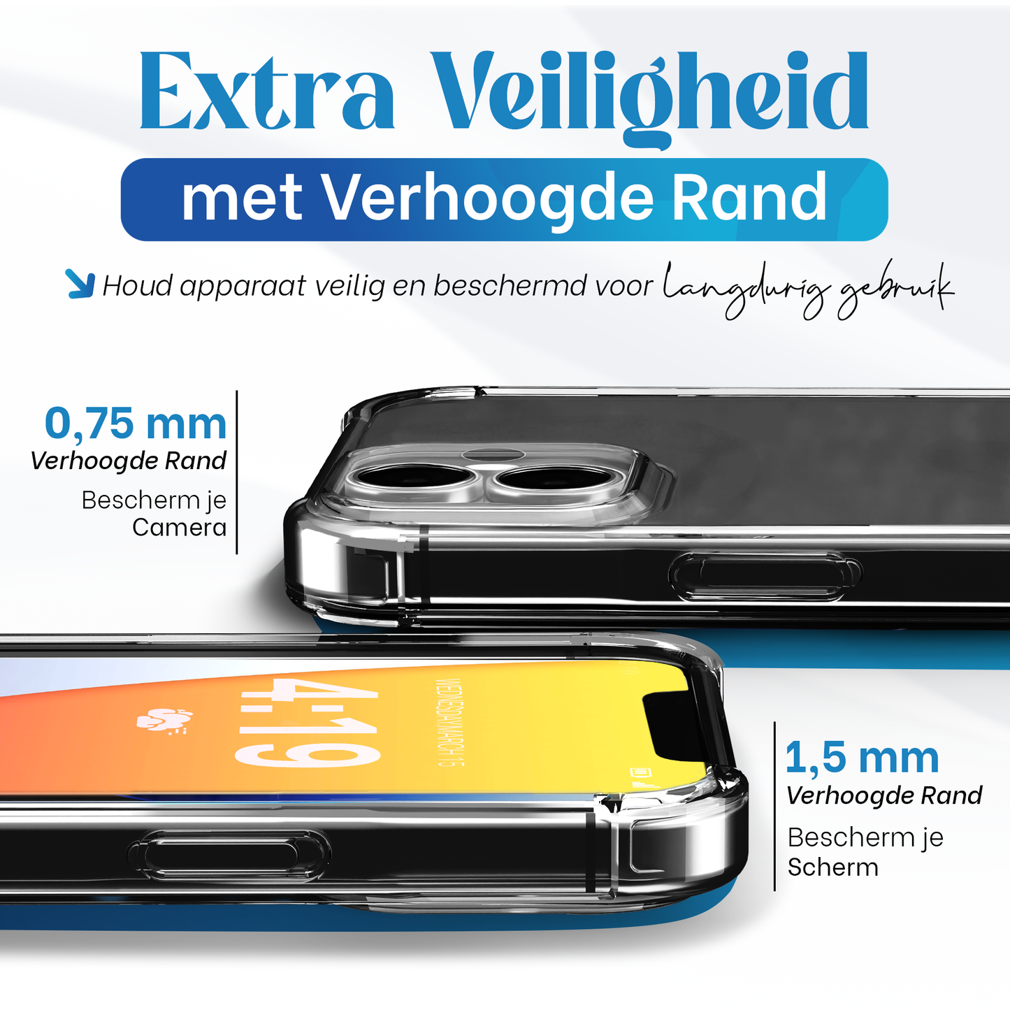 iTech Bumper Hoesje voor iPhone 11 – Slank, Schokbestendig & Beschermend