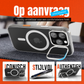 iPhone 16 Pro Hoesje – Transparant MagSafe Case met Metalen Stand & Oranje Button