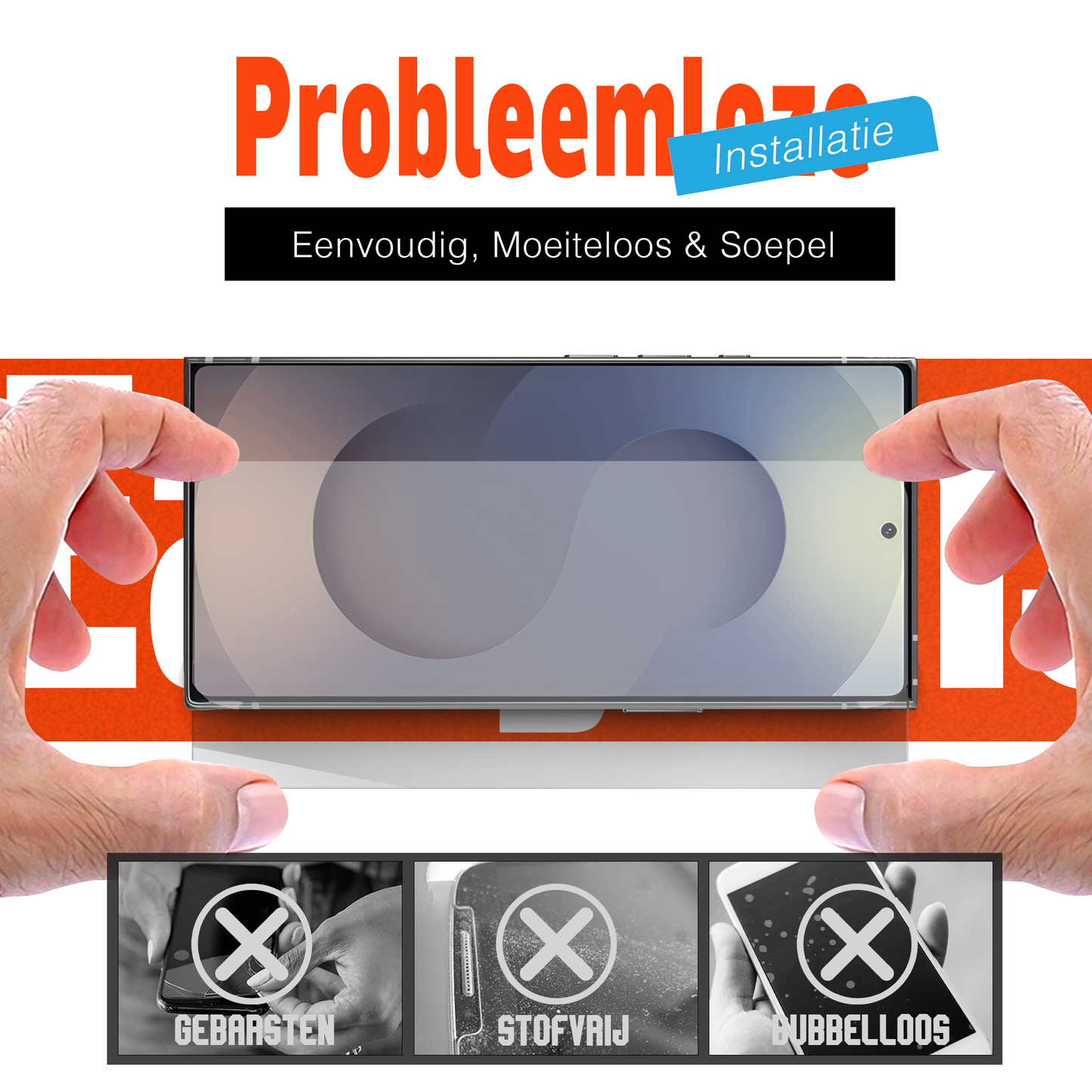 My Case Combo: Transparante Hoes met 2 Screenprotectors voor Samsung Galaxy S25 Ultra – Extra Veiligheid
