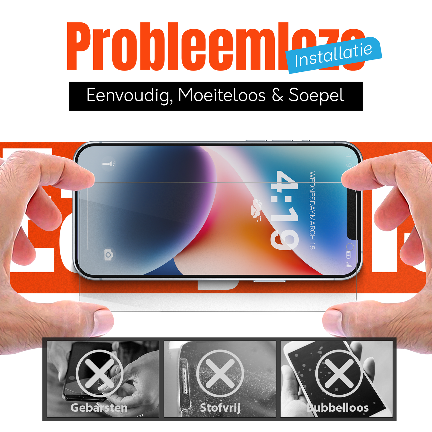 My Case Combo: Transparante Hoes met 2 Screenprotectors voor iPhone 14 plus – Extra Veiligheid