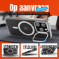 iPhone 16 Pro Max Hoesje – Transparant MagSafe Case met Metalen Stand & Oranje Button - mijnhoesjesiPhone 16 Pro Max Hoesje – Transparant MagSafe Case met Metalen Stand & Oranje Button