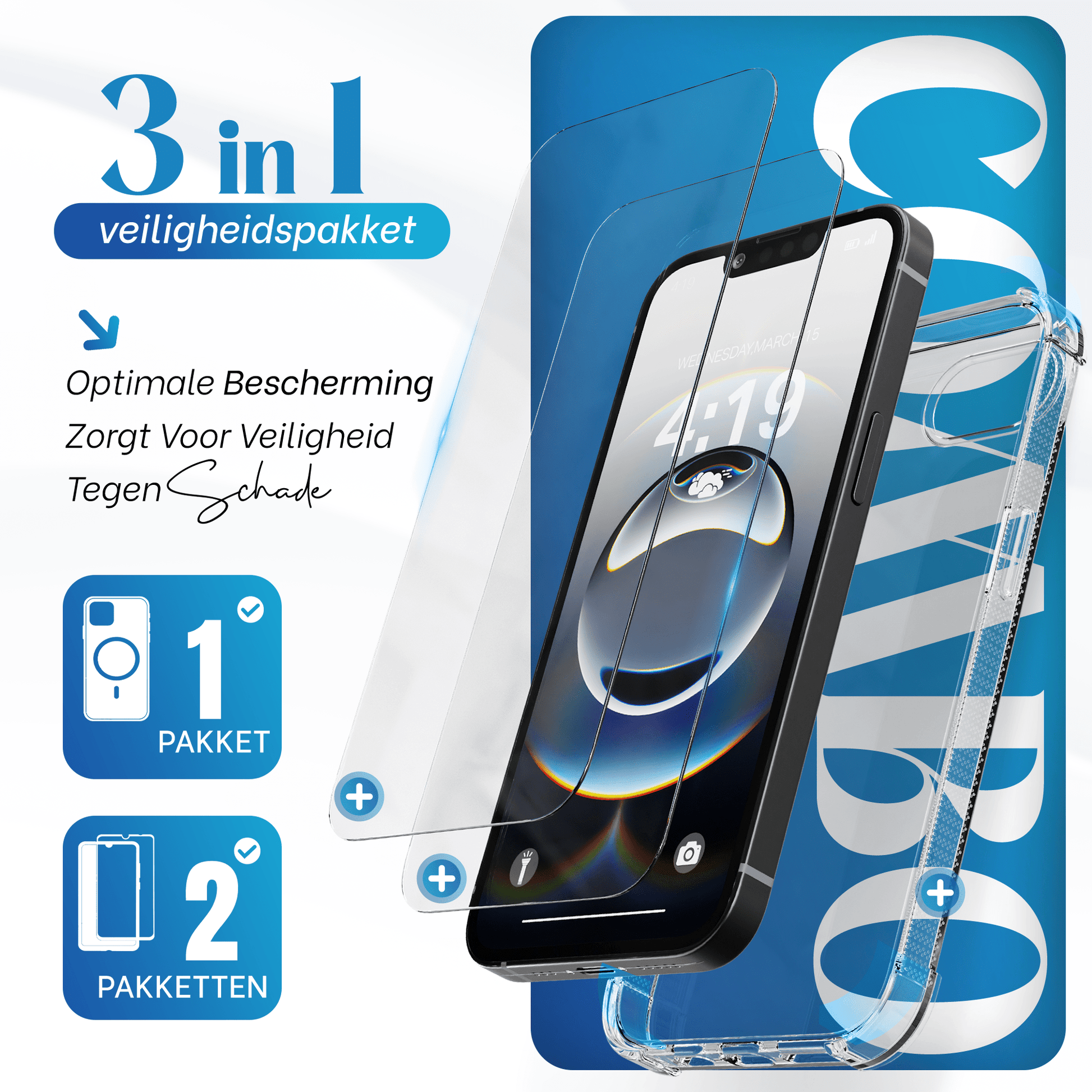 iPhone 16e Hoesje – Transparante Siliconen Shockproof Soft Case - mijnhoesjesiPhone 16e Hoesje – Transparante Siliconen Shockproof Soft Case
