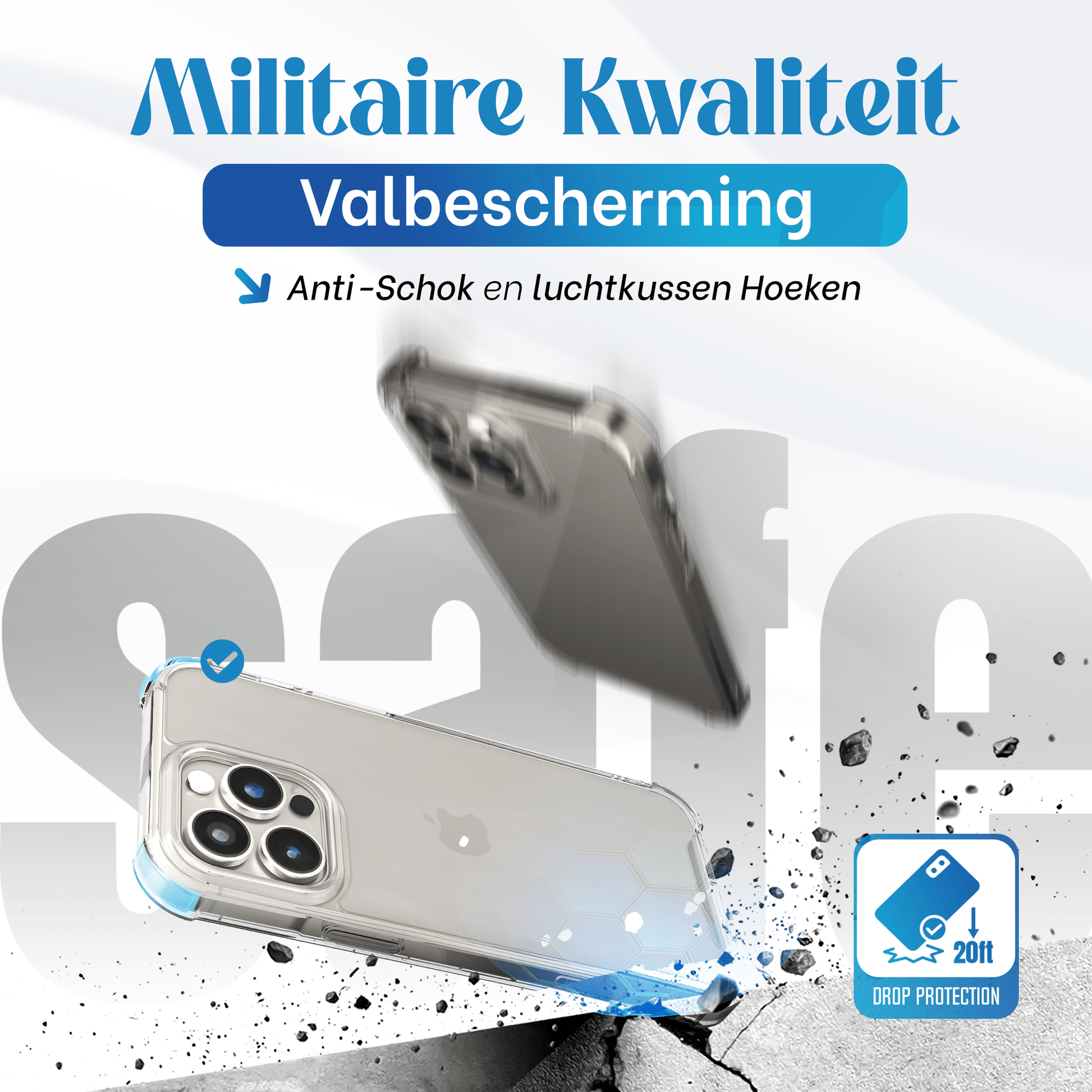 iTech Bumper Hoesje voor iPhone 15 Pro Max – Slank, Schokbestendig & Beschermend - mijnhoesjesiTech Bumper Hoesje voor iPhone 15 Pro Max – Slank, Schokbestendig & Beschermend