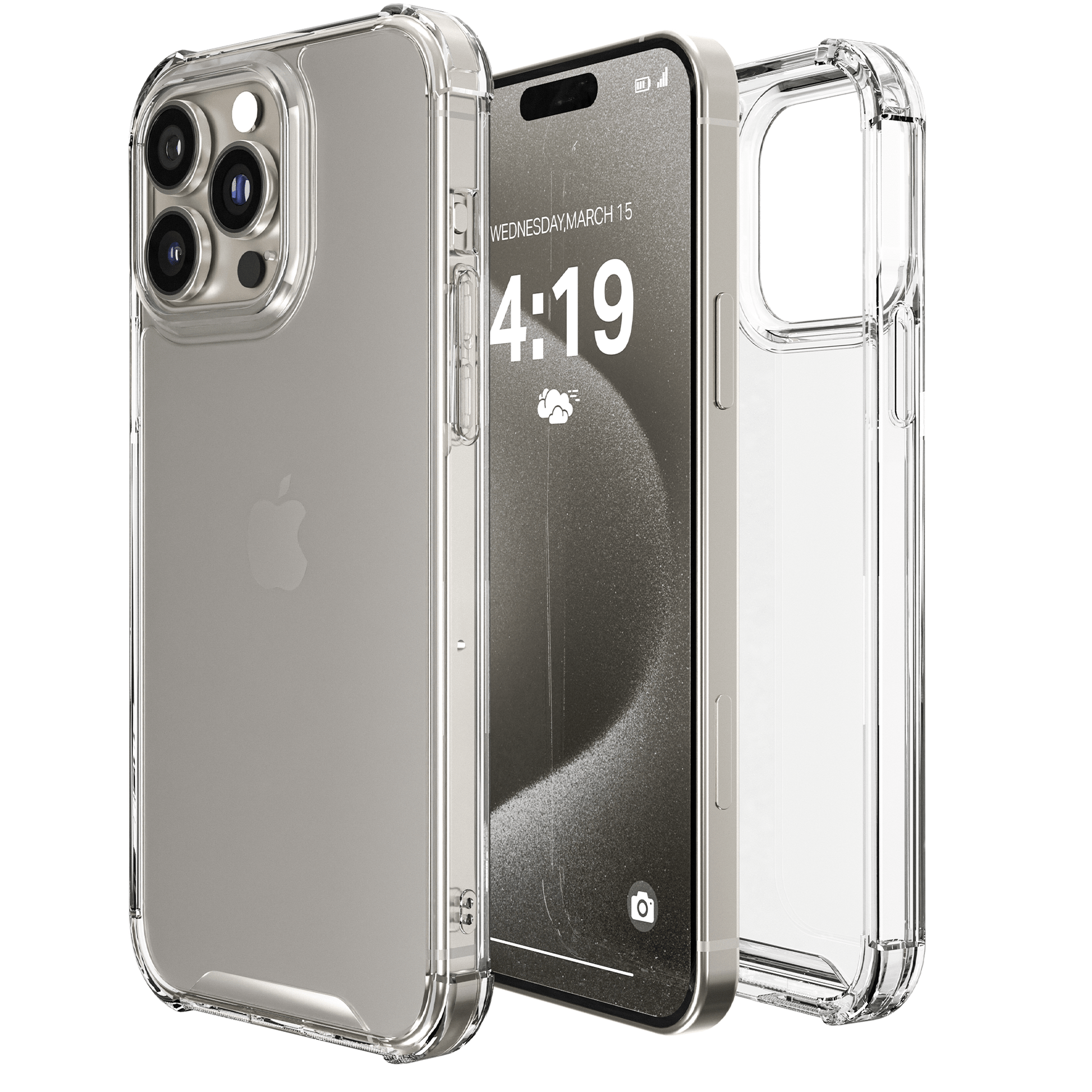 iTech Bumper Hoesje voor iPhone 15 Pro Max – Slank, Schokbestendig & Beschermend - mijnhoesjesiTech Bumper Hoesje voor iPhone 15 Pro Max – Slank, Schokbestendig & Beschermend