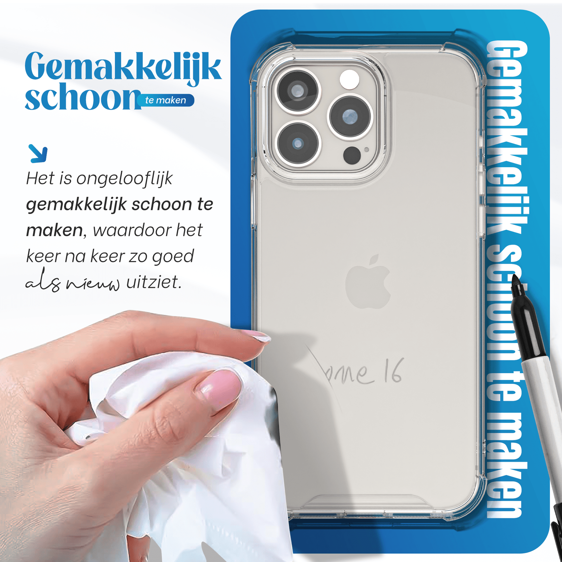 iTech Bumper Hoesje voor iPhone 15 Pro Max – Slank, Schokbestendig & Beschermend - mijnhoesjesiTech Bumper Hoesje voor iPhone 15 Pro Max – Slank, Schokbestendig & Beschermend