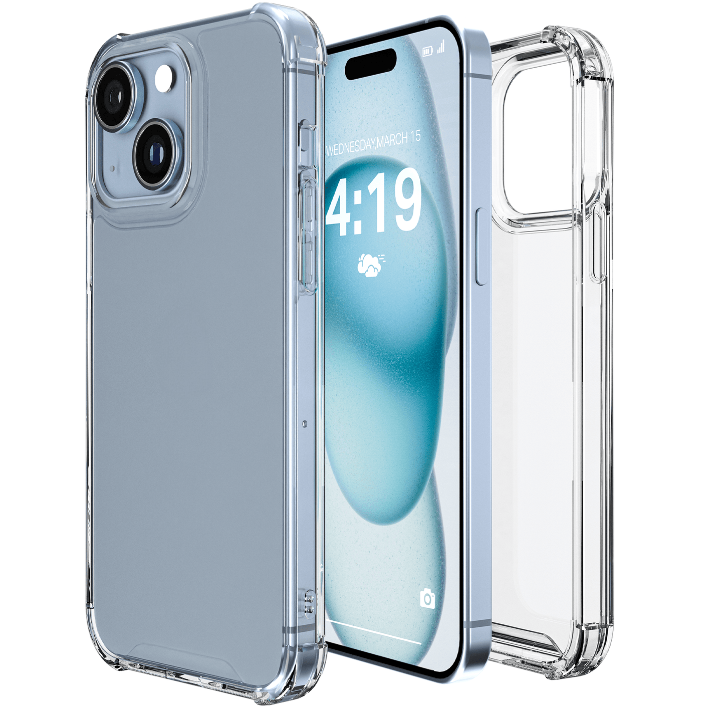 iTech Bumper Hoesje voor iPhone 15 – Slank, Schokbestendig & Beschermend - mijnhoesjesiTech Bumper Hoesje voor iPhone 15 – Slank, Schokbestendig & Beschermend