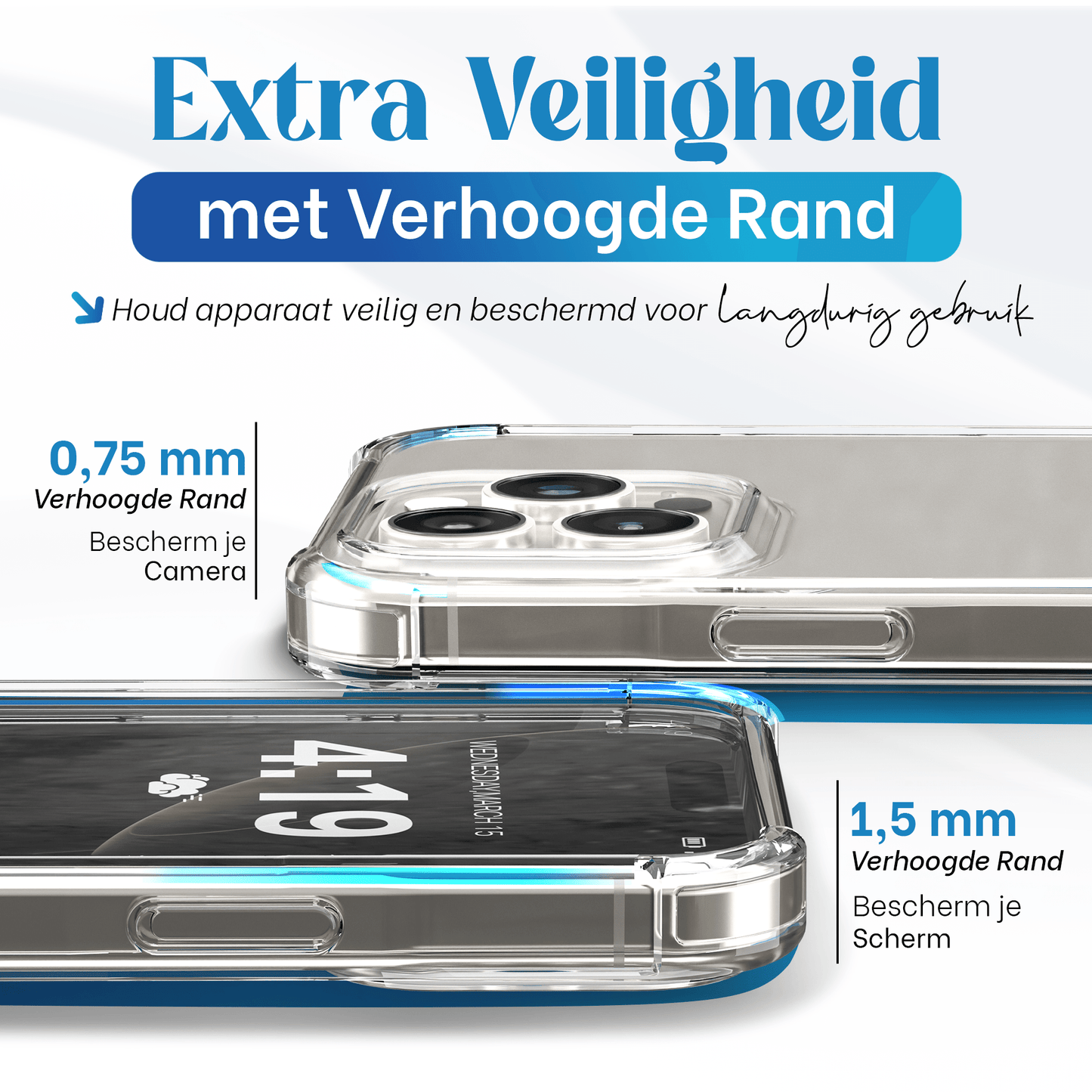 iTech Bumper Hoesje voor iPhone 16 Pro – Slank, Schokbestendig & Beschermend - mijnhoesjesiTech Bumper Hoesje voor iPhone 16 Pro – Slank, Schokbestendig & Beschermend