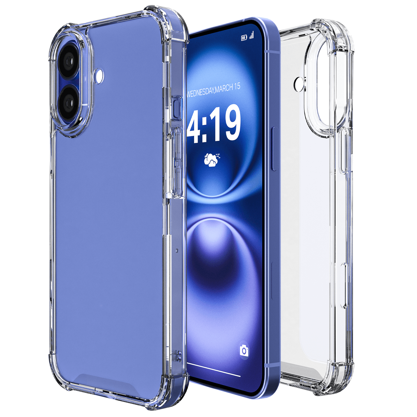 iTech Bumper Hoesje voor iPhone 16 – Slank, Schokbestendig & Beschermend - mijnhoesjesiTech Bumper Hoesje voor iPhone 16 – Slank, Schokbestendig & Beschermend