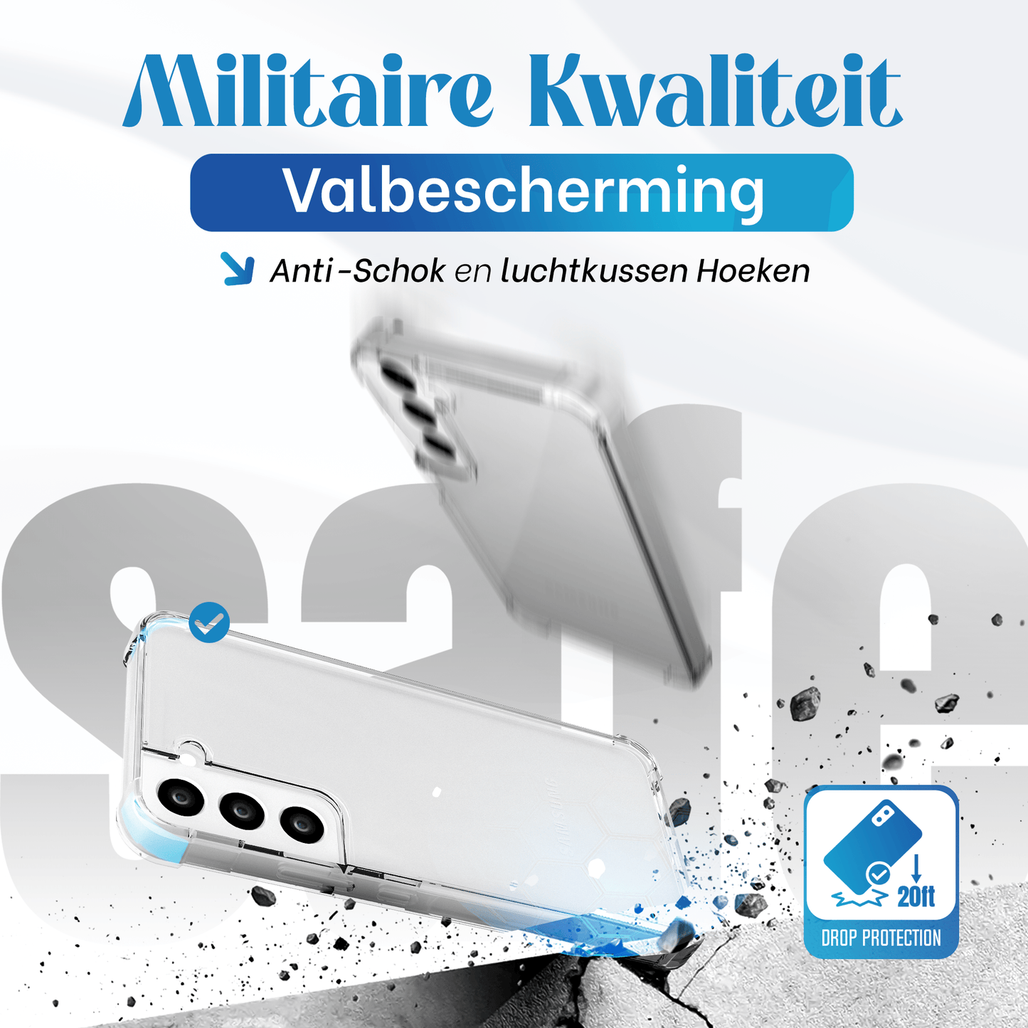 iTech Bumper Hoesje voor Samsung Galaxy S22 – Slank, Schokbestendig & Beschermend - mijnhoesjesiTech Bumper Hoesje voor Samsung Galaxy S22 – Slank, Schokbestendig & Beschermend