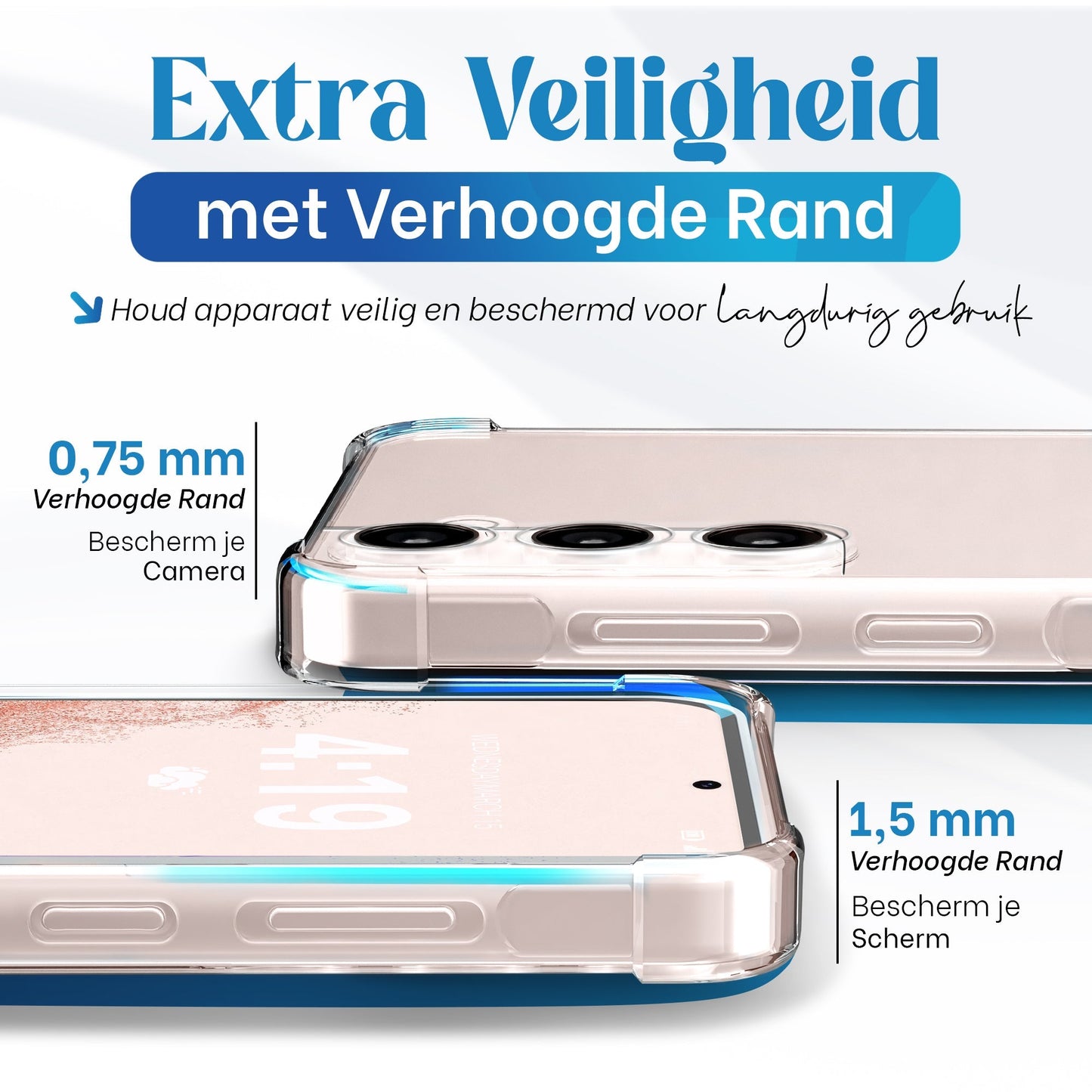 iTech Bumper Hoesje voor Samsung Galaxy S22 – Slank, Schokbestendig & Beschermend - mijnhoesjesiTech Bumper Hoesje voor Samsung Galaxy S22 – Slank, Schokbestendig & Beschermend