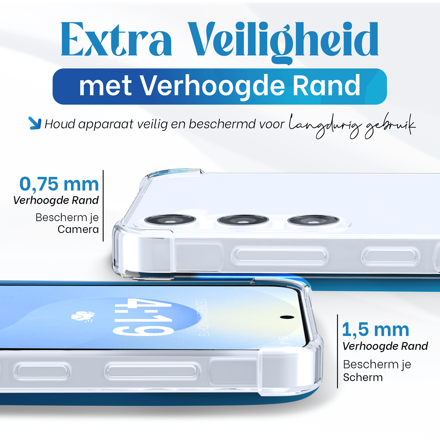 iTech Bumper Hoesje voor Samsung Galaxy S24 Plus/S25 Plus – Slank, Schokbestendig & Beschermend - mijnhoesjesiTech Bumper Hoesje voor Samsung Galaxy S24 Plus/S25 Plus – Slank, Schokbestendig & Beschermend