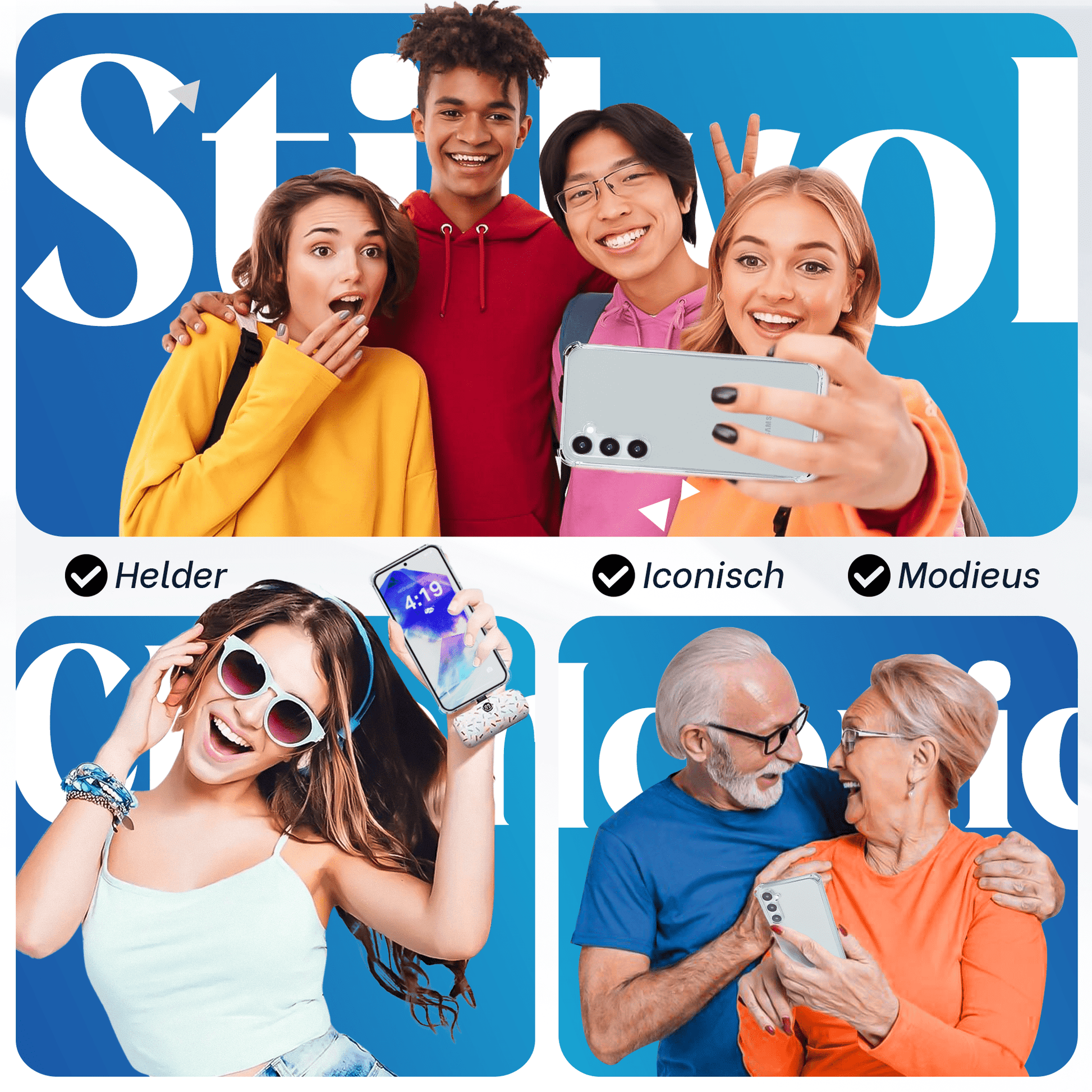 iTech Combo: 2 Screenprotectors & 1 Bumper Hoes voor Samsung Galaxy A55 – 3 - in - 1 Bescherming - mijnhoesjesiTech Combo: 2 Screenprotectors & 1 Bumper Hoes voor Samsung Galaxy A55 – 3 - in - 1 Bescherming