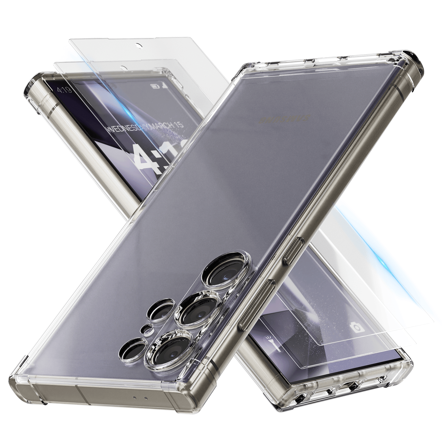 iTech Combo: 2 Screenprotectors & 1 Bumper Hoes voor Samsung Galaxy S24 Ultra – 3 - in - 1 Bescherming - mijnhoesjesiTech Combo: 2 Screenprotectors & 1 Bumper Hoes voor Samsung Galaxy S24 Ultra – 3 - in - 1 Bescherming
