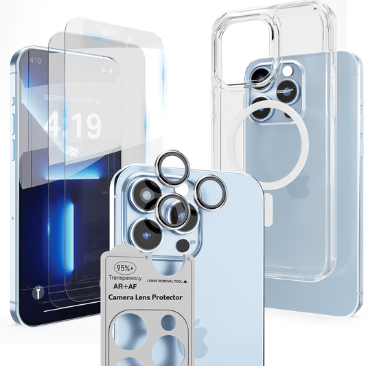 iTech COMBO voor iPhone 13 Pro – Complete 4 - in - 1 Bescherming - mijnhoesjesiTech COMBO voor iPhone 13 Pro – Complete 4 - in - 1 Bescherming