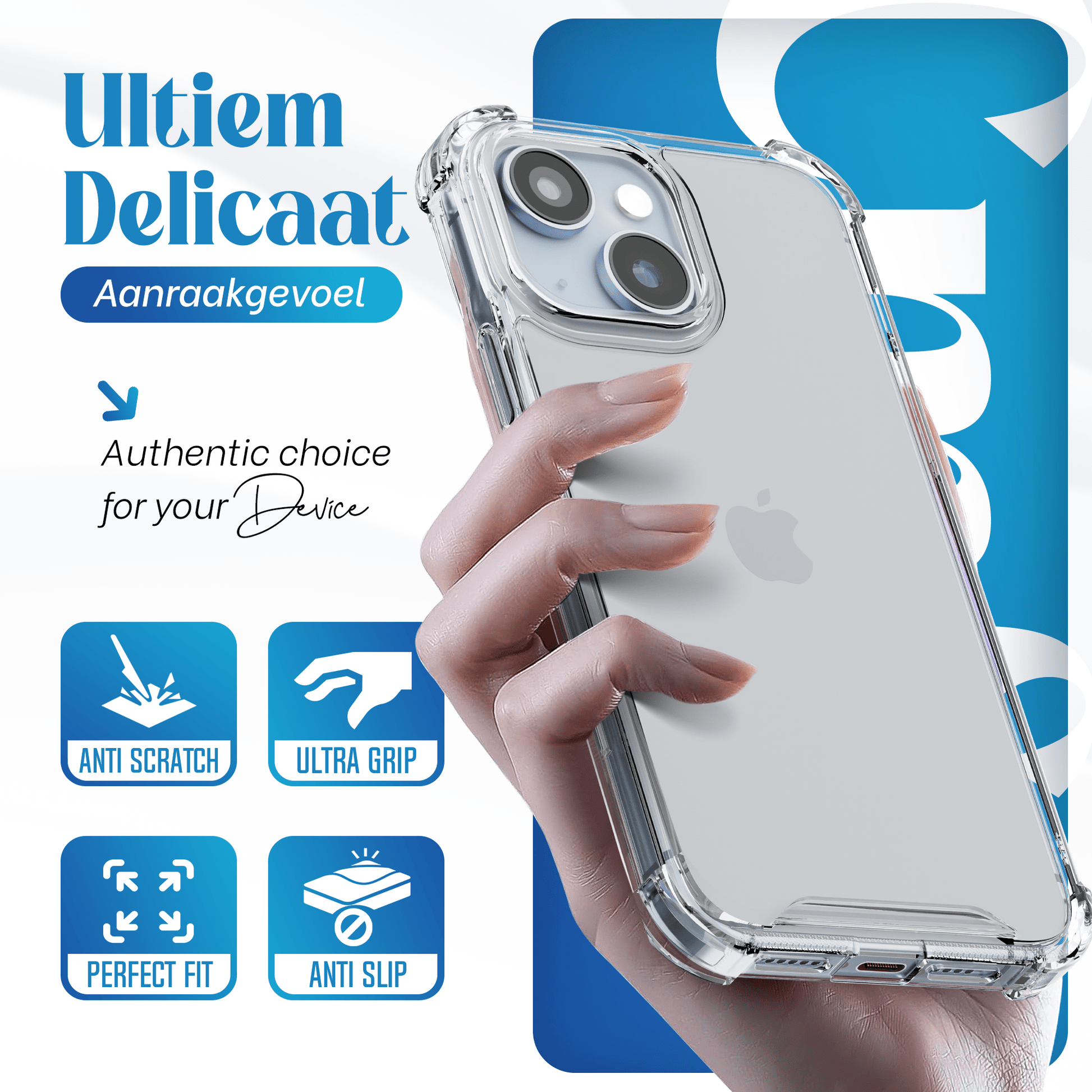 iTech COMBO voor iPhone 14 plus – Complete 3 - in - 1 Bescherming - mijnhoesjesiTech COMBO voor iPhone 14 plus – Complete 3 - in - 1 Bescherming