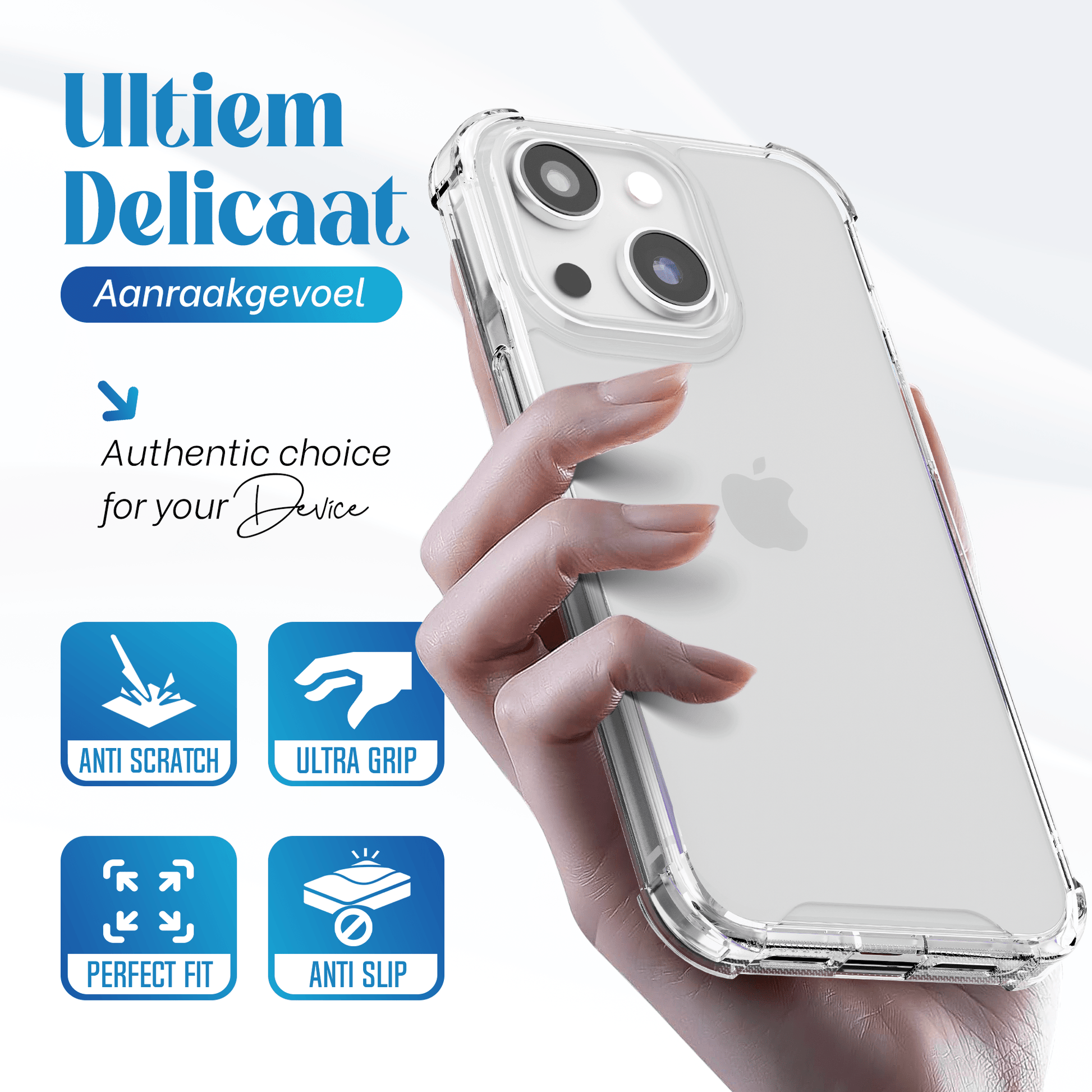 iTech COMBO voor iPhone 14 plus – Complete 3 - in - 1 Bescherming - mijnhoesjesiTech COMBO voor iPhone 14 plus – Complete 3 - in - 1 Bescherming
