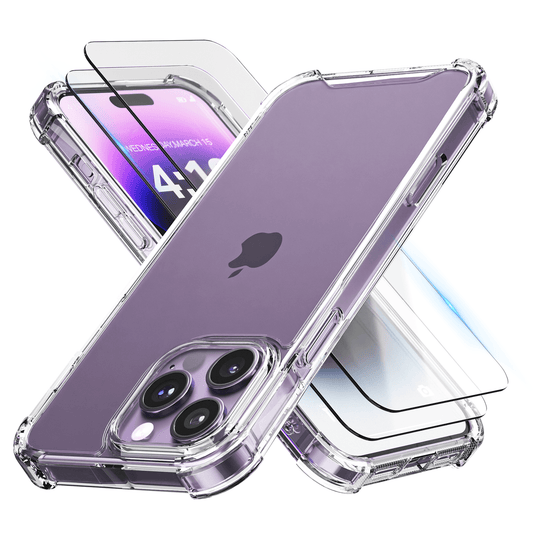 iTech COMBO voor iPhone 14 Pro Max – Complete 3 - in - 1 Bescherming - mijnhoesjesiTech COMBO voor iPhone 14 Pro Max – Complete 3 - in - 1 Bescherming