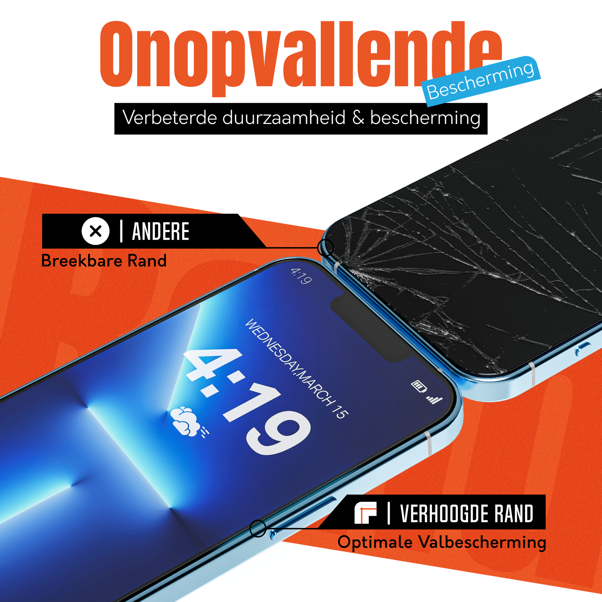 iTech Gehard Glas Screenprotector voor iPhone 13 Pro - mijnhoesjesiTech Gehard Glas Screenprotector voor iPhone 13 Pro