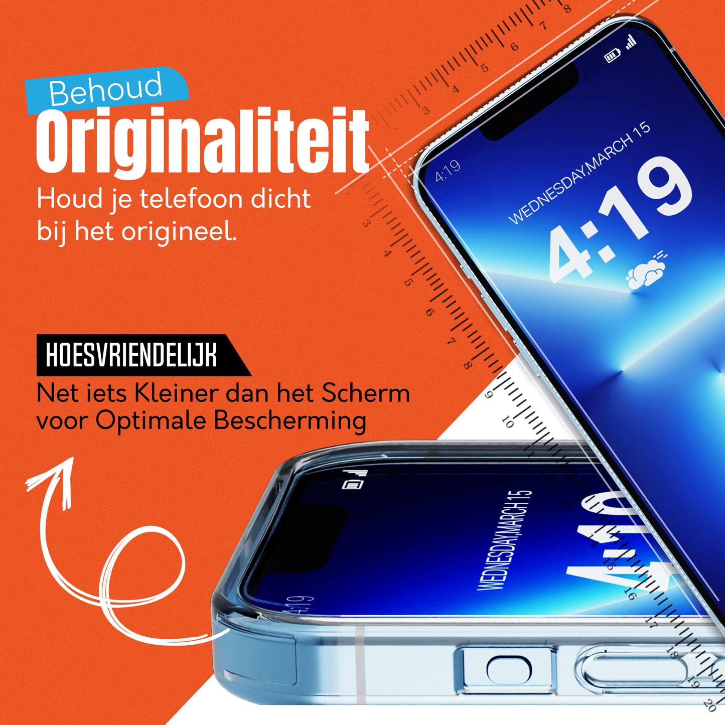 iTech Gehard Glas Screenprotector voor iPhone 13 Pro - mijnhoesjesiTech Gehard Glas Screenprotector voor iPhone 13 Pro