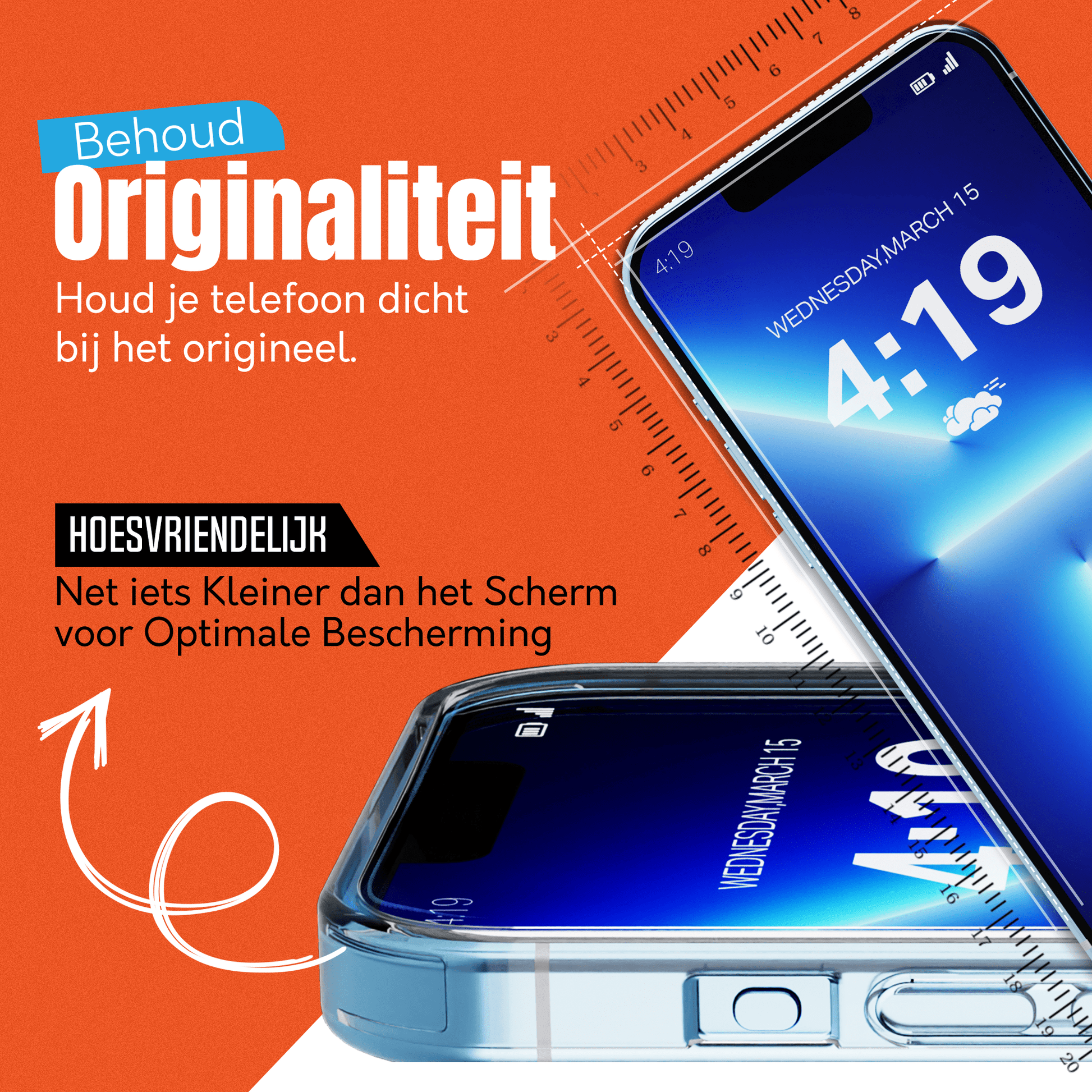 iTech Gehard Glas Screenprotector voor iPhone 13 Pro - mijnhoesjesiTech Gehard Glas Screenprotector voor iPhone 13 Pro