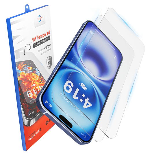 iTech Gehard Glas Screenprotector voor iPhone 16 - mijnhoesjesiTech Gehard Glas Screenprotector voor iPhone 16