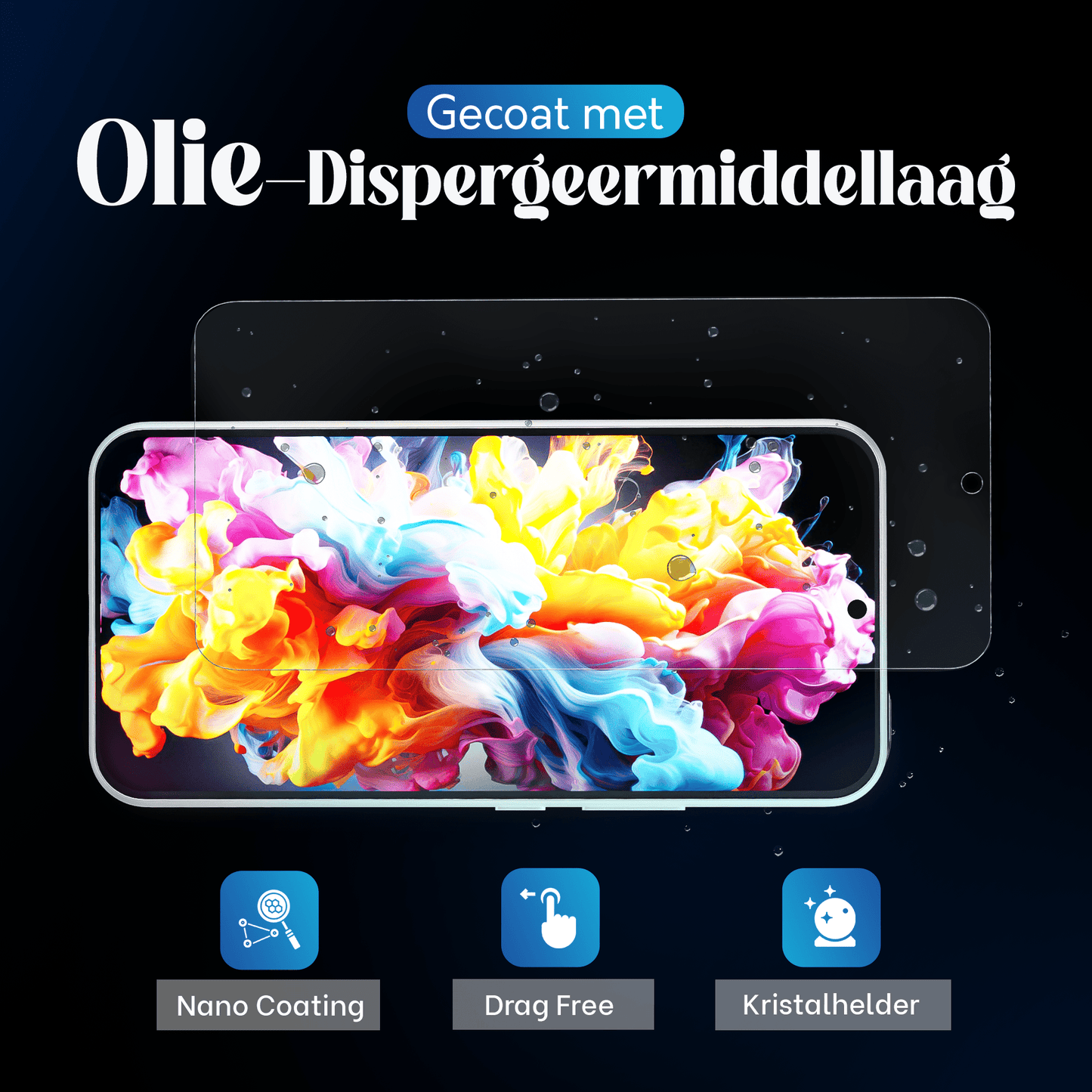 iTech Gehard Glas Screenprotector voor Samsung Galaxy A54 - mijnhoesjesiTech Gehard Glas Screenprotector voor Samsung Galaxy A54