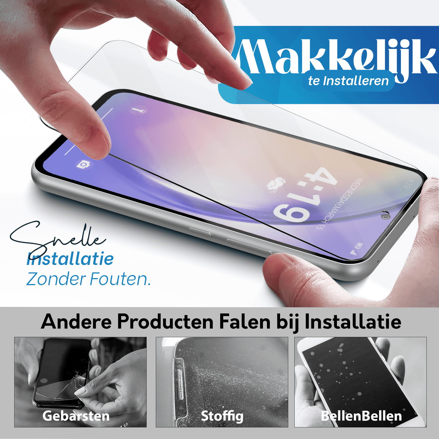 iTech Gehard Glas Screenprotector voor Samsung Galaxy A54 - mijnhoesjesiTech Gehard Glas Screenprotector voor Samsung Galaxy A54