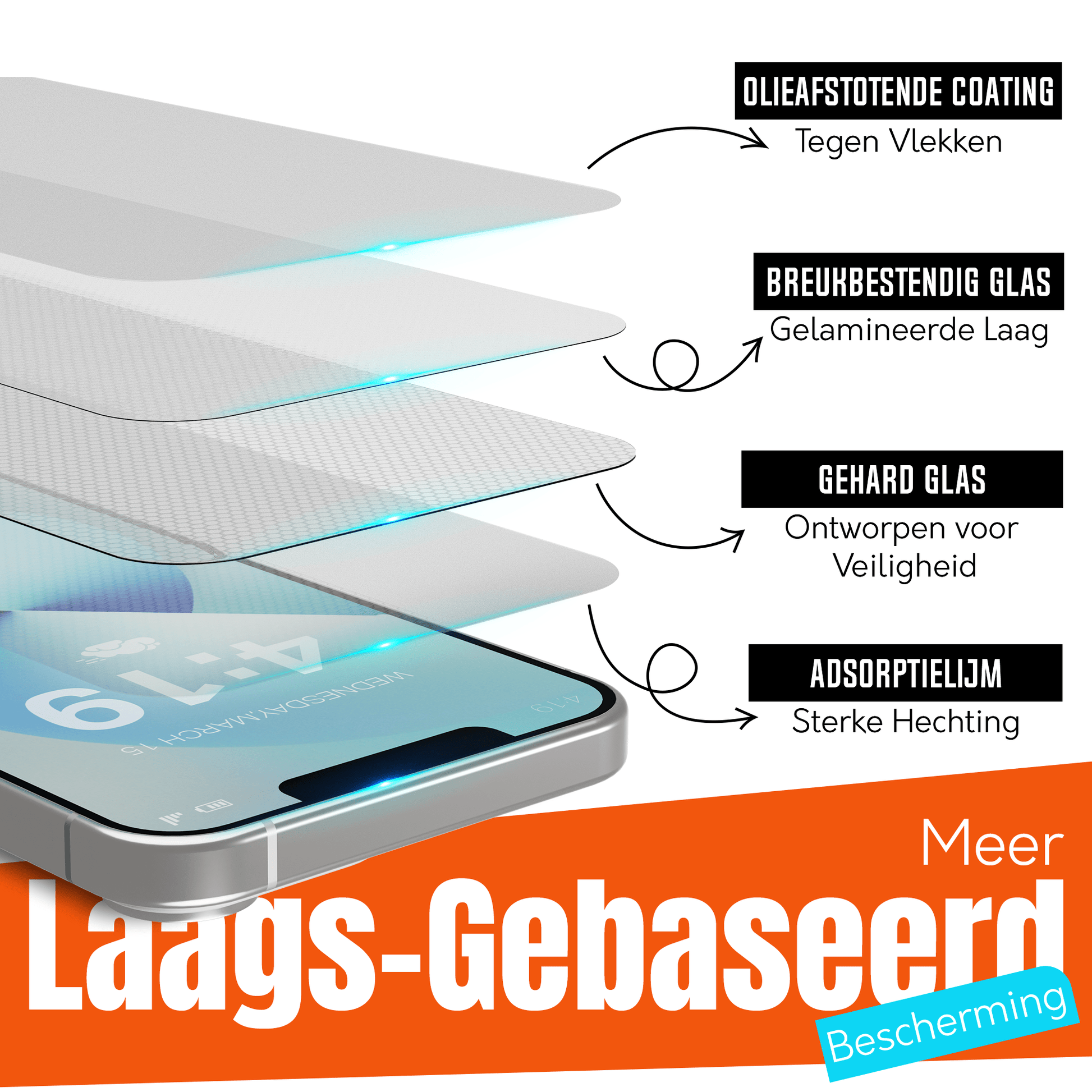 My Case 9H Gehard Glas Screenprotector voor iPhone 13 mini - mijnhoesjesMy Case 9H Gehard Glas Screenprotector voor iPhone 13 mini