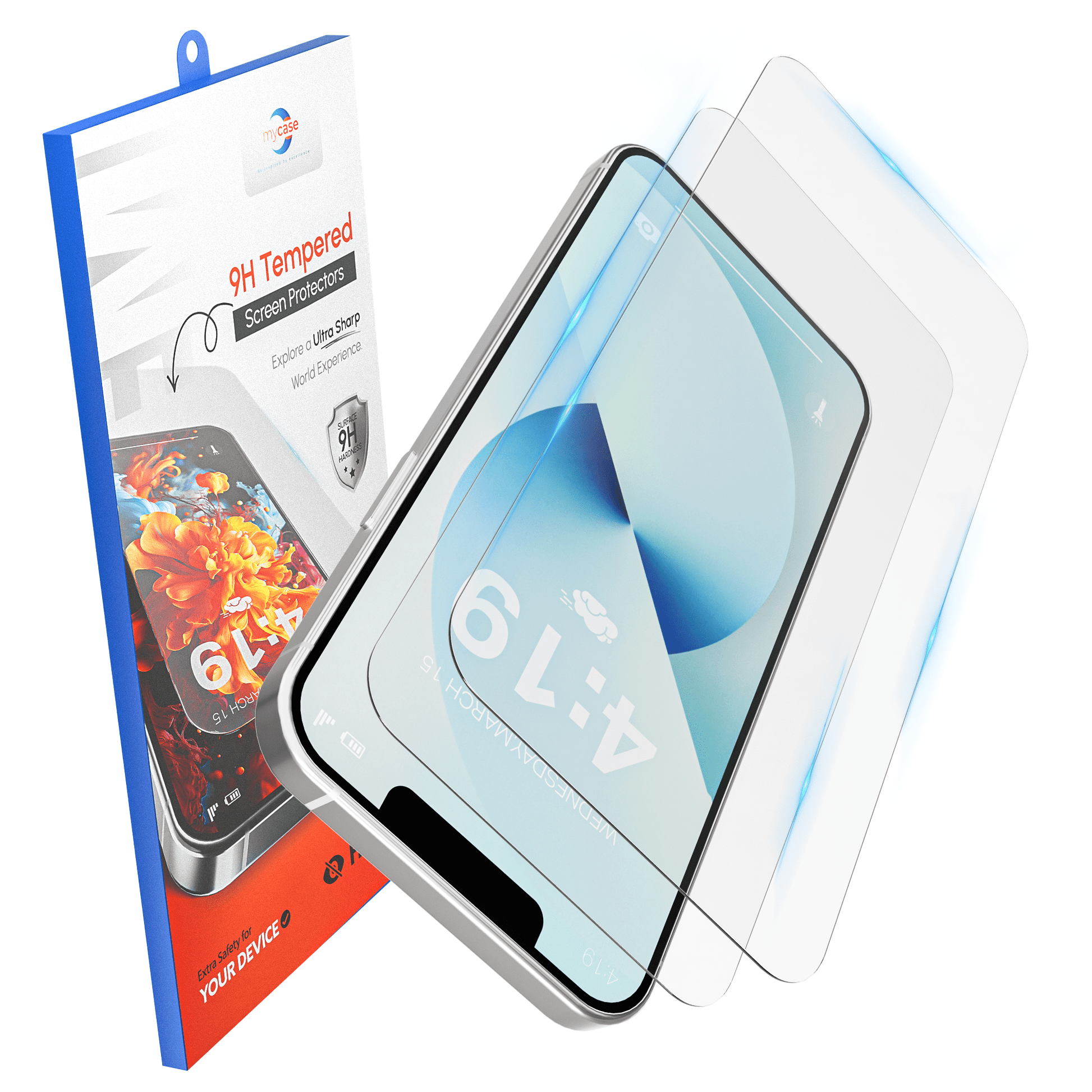 My Case 9H Gehard Glas Screenprotector voor iPhone 13 mini - mijnhoesjesMy Case 9H Gehard Glas Screenprotector voor iPhone 13 mini