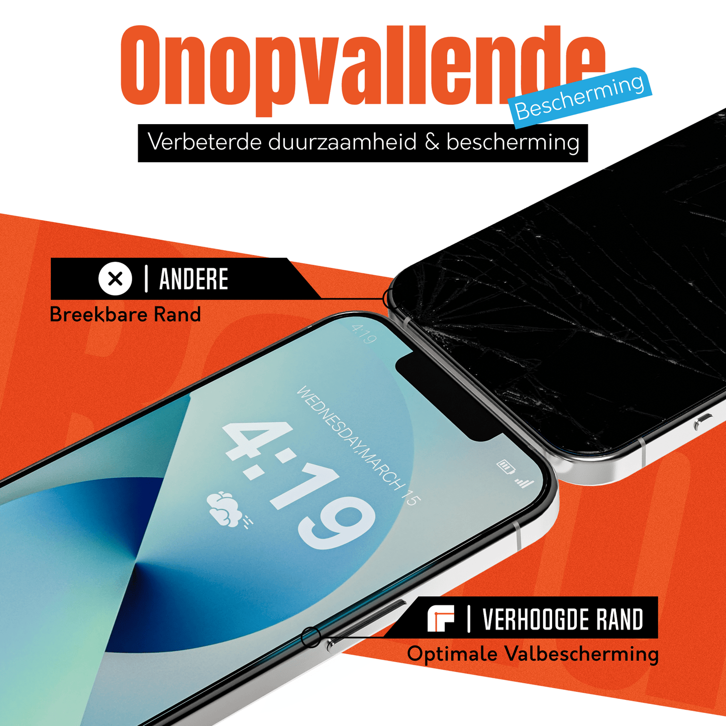 My Case 9H Gehard Glas Screenprotector voor iPhone 13 mini - mijnhoesjesMy Case 9H Gehard Glas Screenprotector voor iPhone 13 mini
