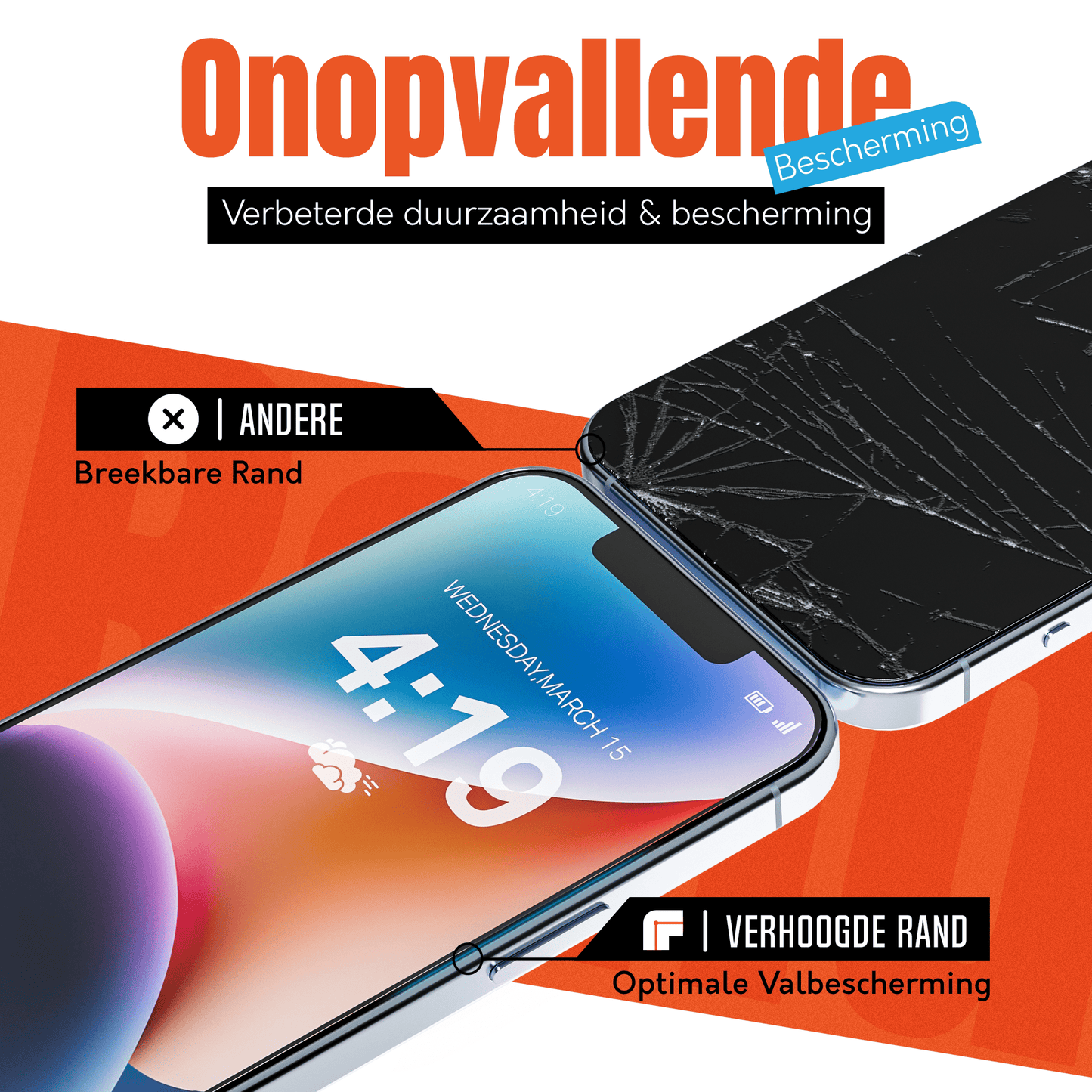My Case 9H Gehard Glas Screenprotector voor iPhone 14 plus - mijnhoesjesMy Case 9H Gehard Glas Screenprotector voor iPhone 14 plus