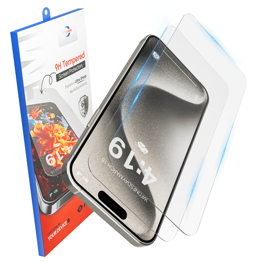 My Case 9H Gehard Glas Screenprotector voor iPhone 15 Pro Max - mijnhoesjesMy Case 9H Gehard Glas Screenprotector voor iPhone 15 Pro Max
