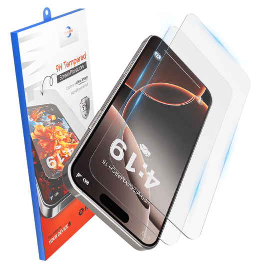 My Case 9H Gehard Glas Screenprotector voor iPhone 16 Pro Max - mijnhoesjesMy Case 9H Gehard Glas Screenprotector voor iPhone 16 Pro Max