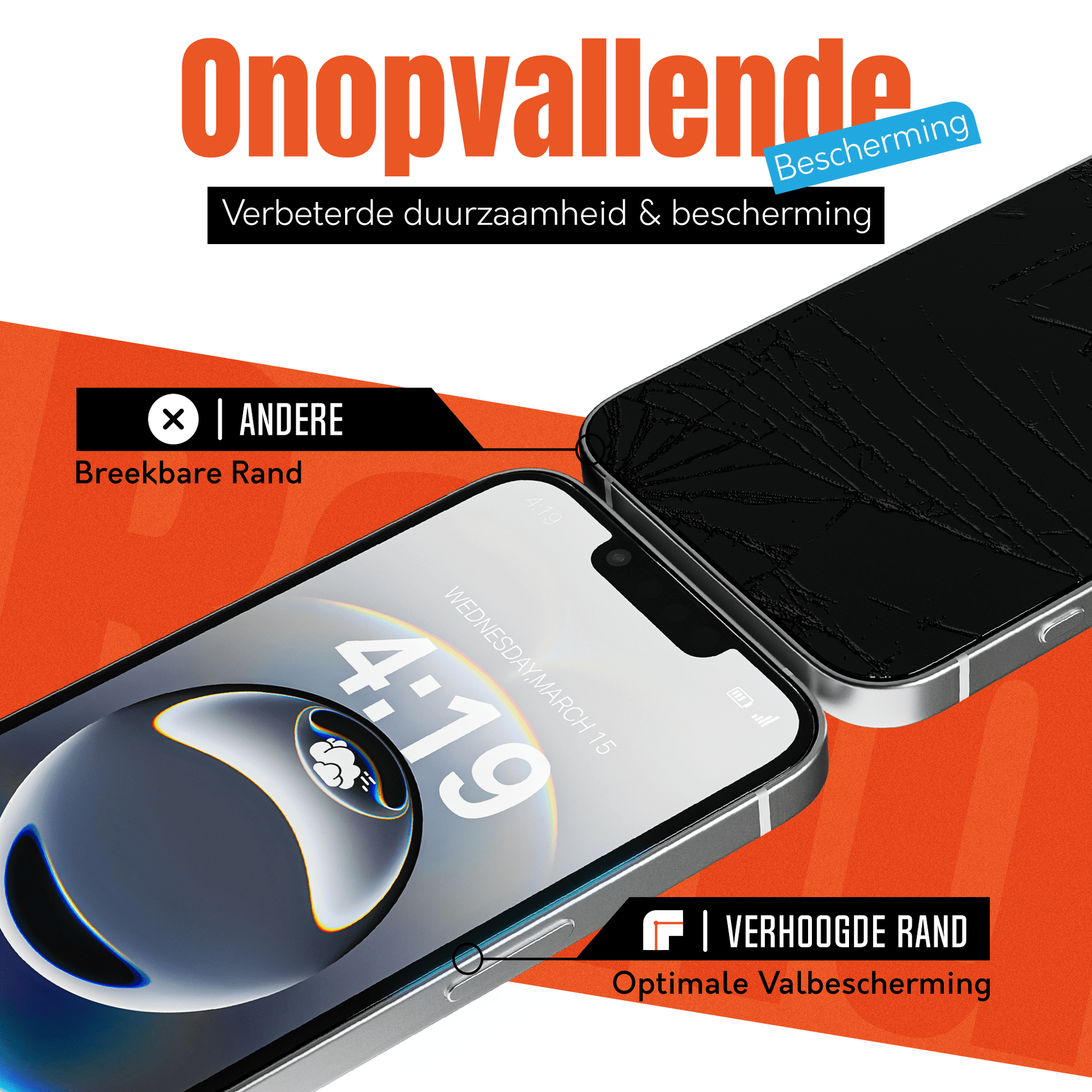 My Case 9H Gehard Glas Screenprotector voor iPhone 16e - mijnhoesjesMy Case 9H Gehard Glas Screenprotector voor iPhone 16e