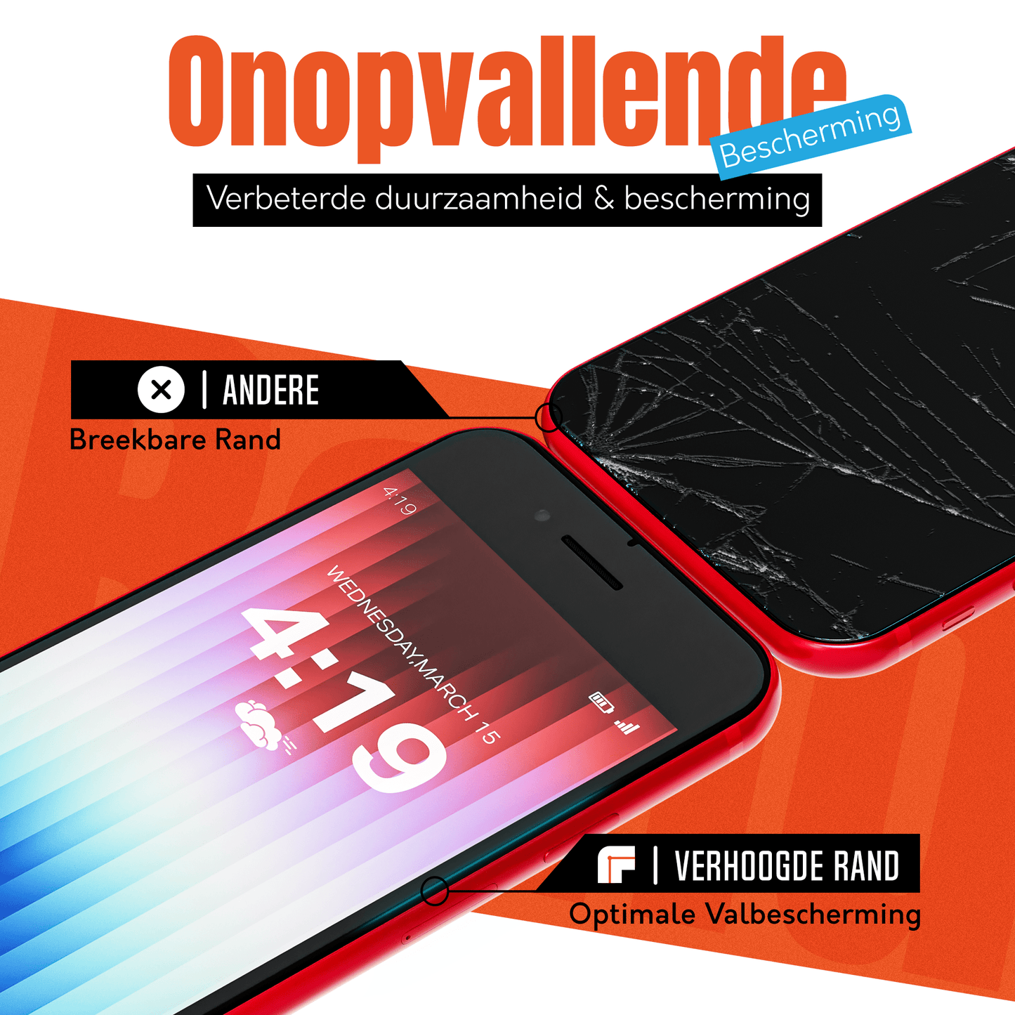 My Case 9H Gehard Glas Screenprotector voor iPhone SE 2022 - mijnhoesjesMy Case 9H Gehard Glas Screenprotector voor iPhone SE 2022
