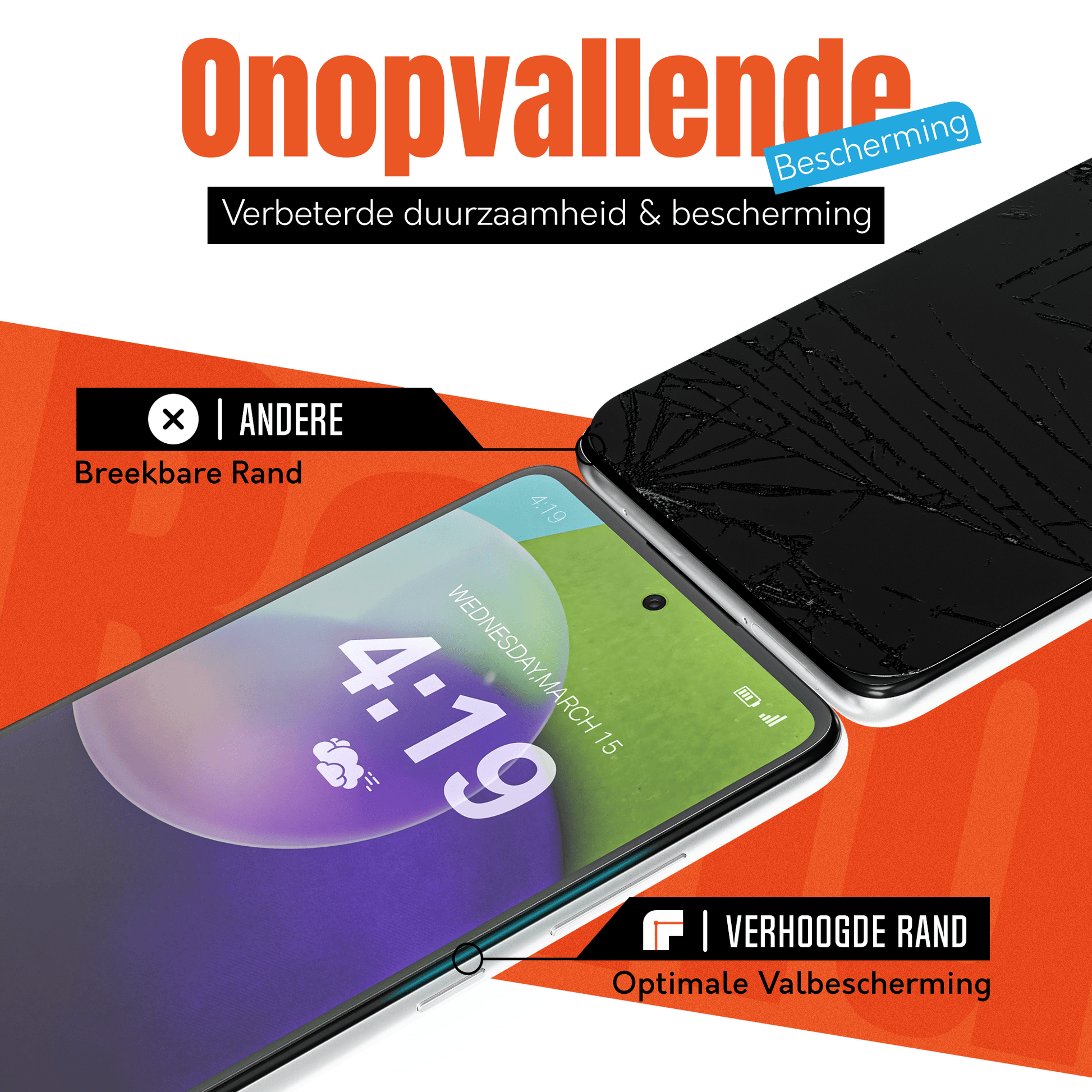 My Case 9H Gehard Glas Screenprotector voor Samsung Galaxy A52 - mijnhoesjesMy Case 9H Gehard Glas Screenprotector voor Samsung Galaxy A52