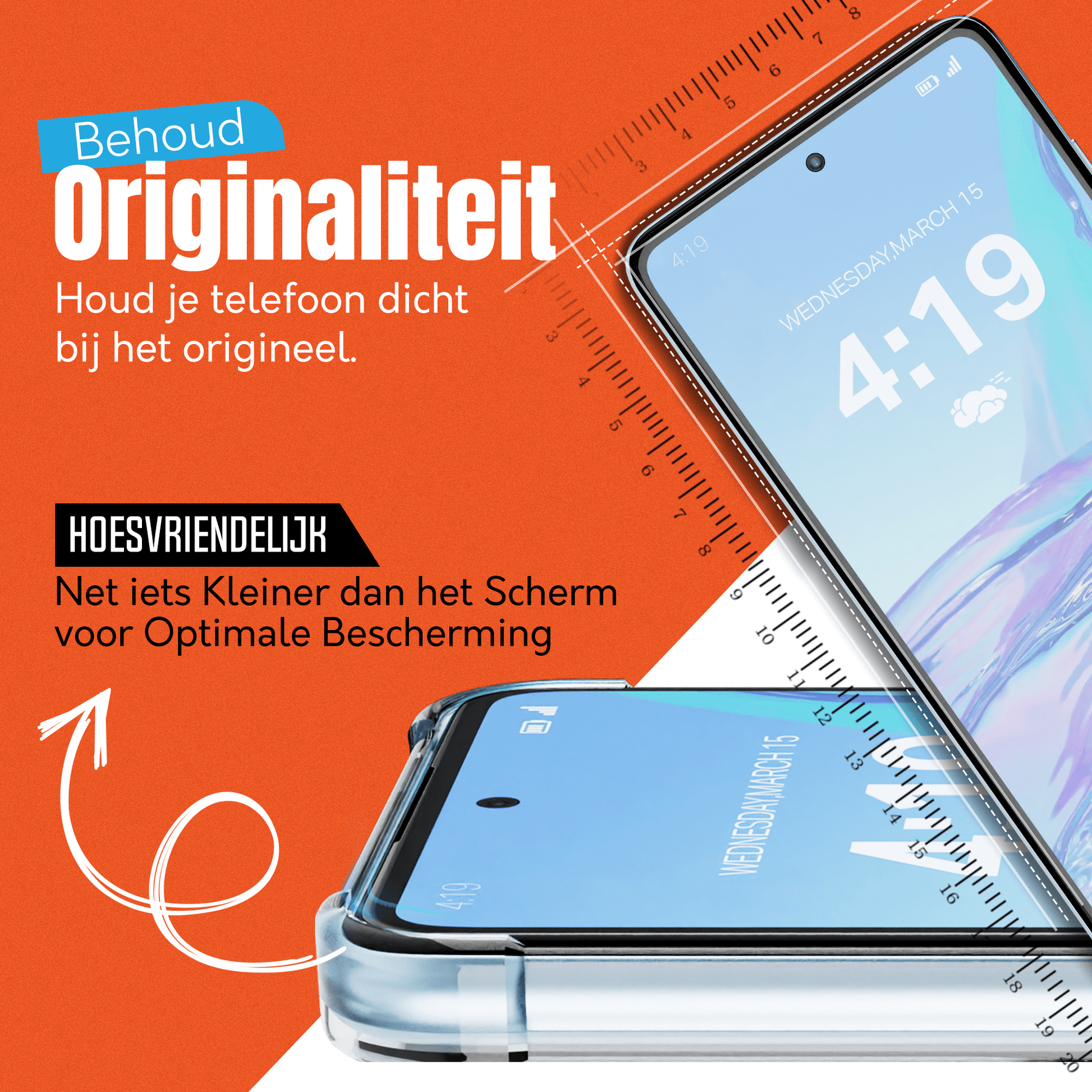 My Case 9H Gehard Glas Screenprotector voor Samsung Galaxy A53 - mijnhoesjesMy Case 9H Gehard Glas Screenprotector voor Samsung Galaxy A53