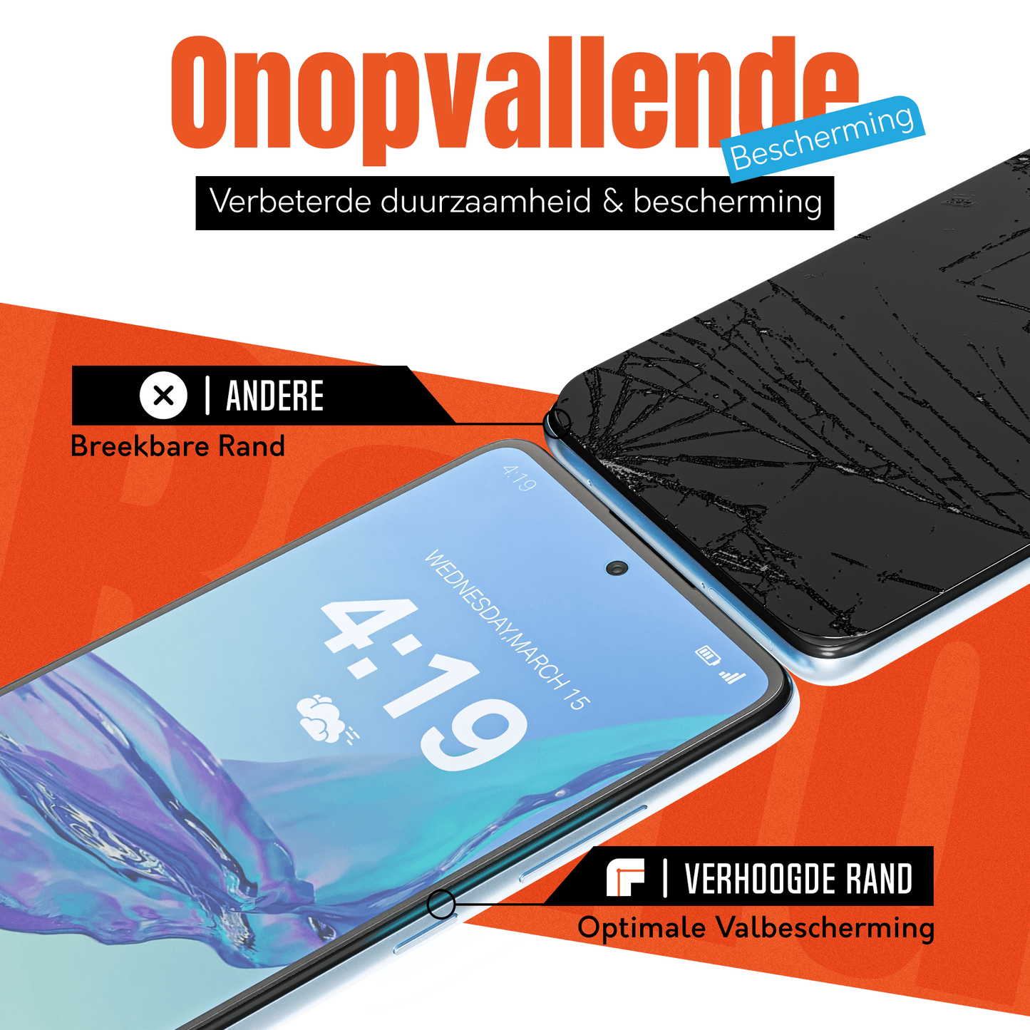 My Case 9H Gehard Glas Screenprotector voor Samsung Galaxy A53 - mijnhoesjesMy Case 9H Gehard Glas Screenprotector voor Samsung Galaxy A53