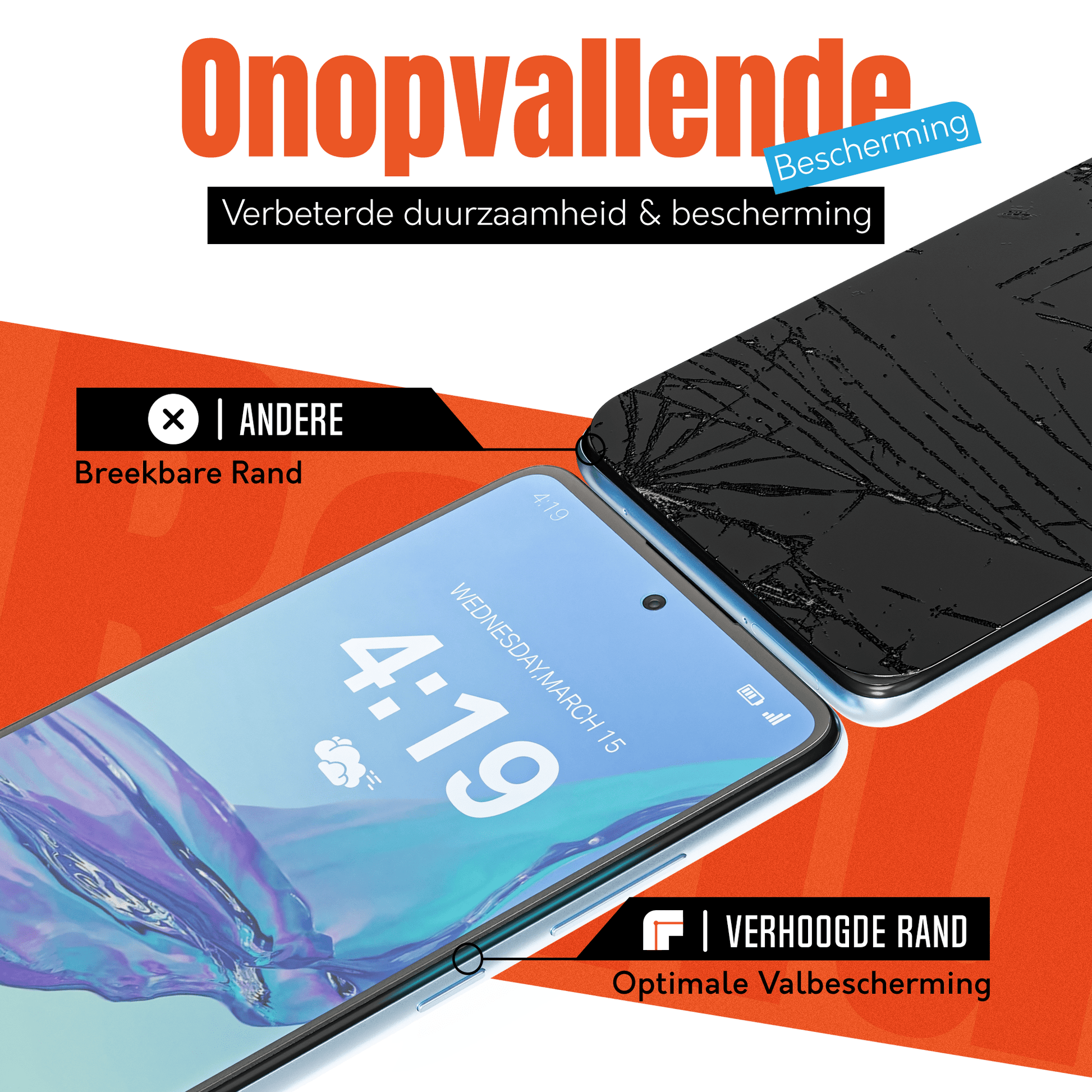 My Case 9H Gehard Glas Screenprotector voor Samsung Galaxy A53 - mijnhoesjesMy Case 9H Gehard Glas Screenprotector voor Samsung Galaxy A53