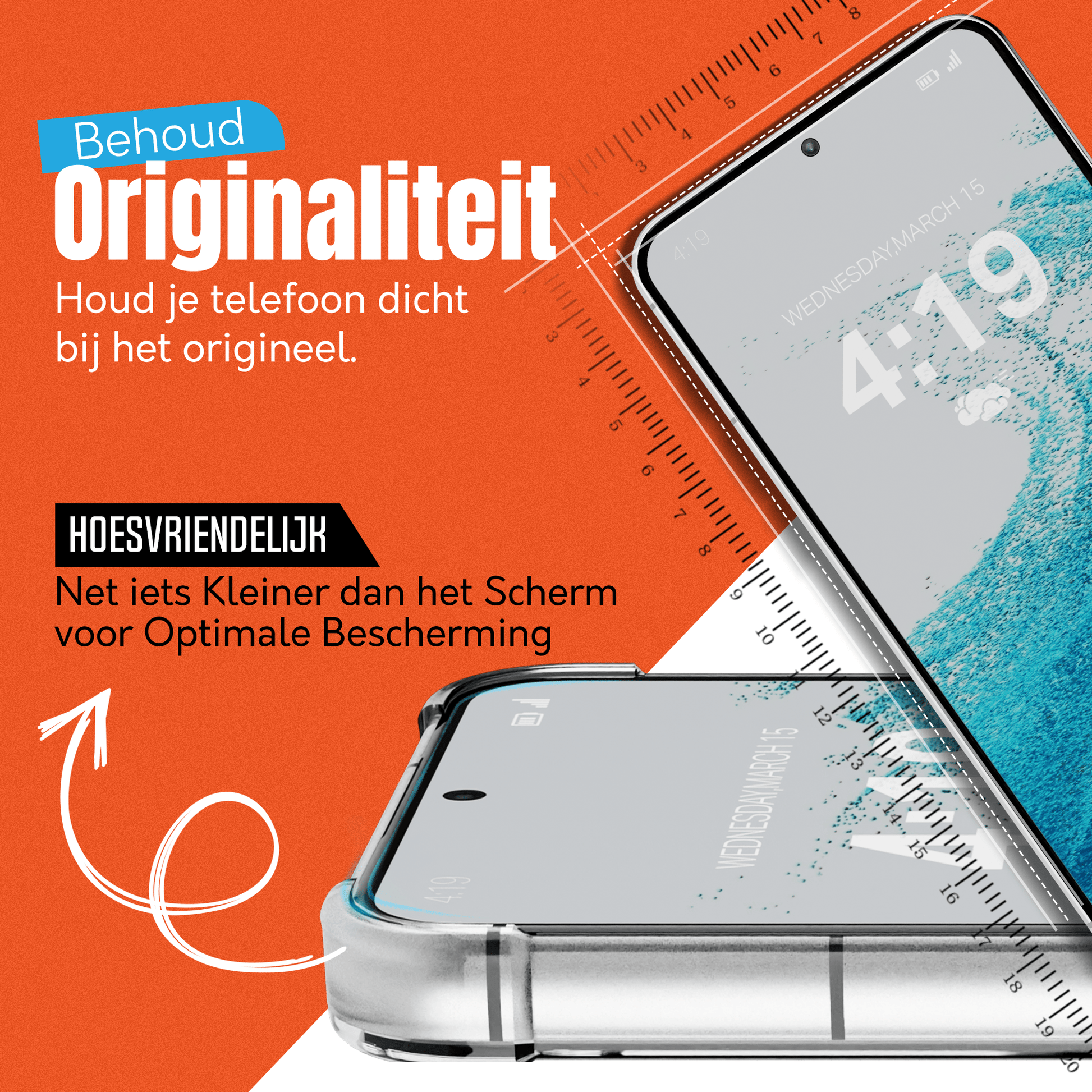 My Case 9H Gehard Glas Screenprotector voor Samsung Galaxy S22 - mijnhoesjesMy Case 9H Gehard Glas Screenprotector voor Samsung Galaxy S22