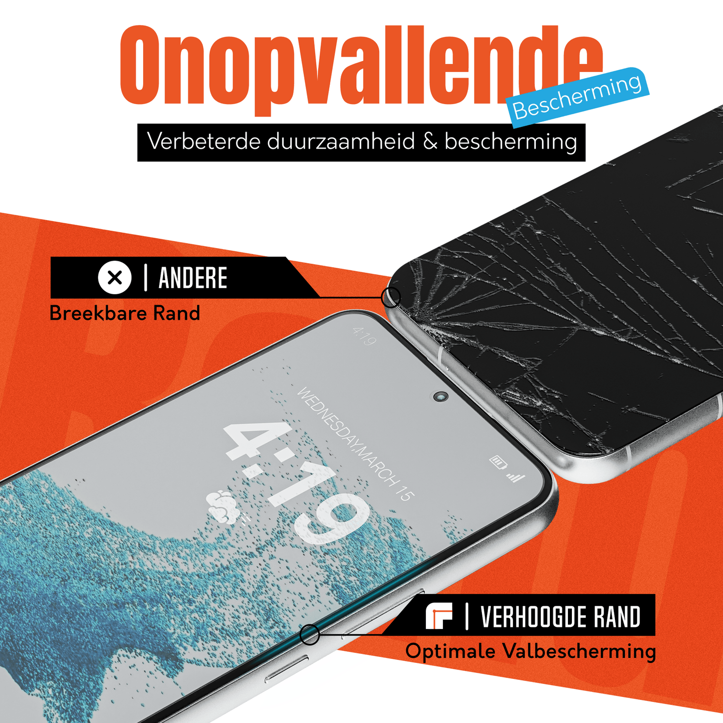 My Case 9H Gehard Glas Screenprotector voor Samsung Galaxy S22 - mijnhoesjesMy Case 9H Gehard Glas Screenprotector voor Samsung Galaxy S22