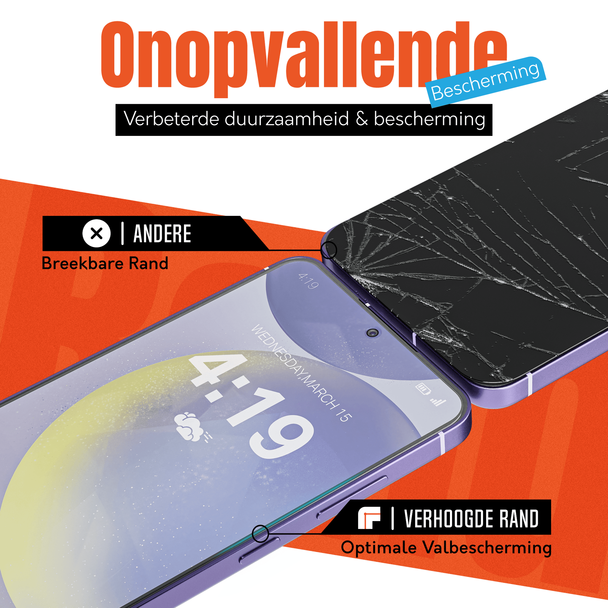 My Case 9H Gehard Glas Screenprotector voor Samsung Galaxy S24 - mijnhoesjesMy Case 9H Gehard Glas Screenprotector voor Samsung Galaxy S24