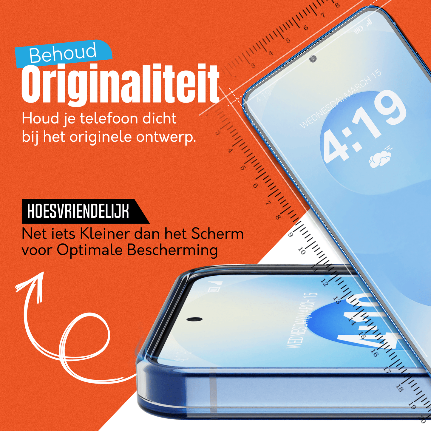 My Case 9H Gehard Glas Screenprotector voor Samsung Galaxy S25 - mijnhoesjesMy Case 9H Gehard Glas Screenprotector voor Samsung Galaxy S25