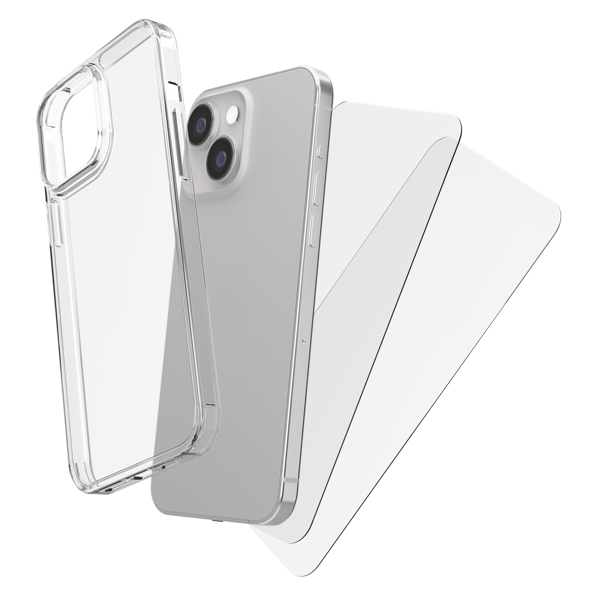 My Case Combo: Transparante Hoes met 2 Screenprotectors voor iPhone 13 – Extra Veiligheid - mijnhoesjesMy Case Combo: Transparante Hoes met 2 Screenprotectors voor iPhone 13 – Extra Veiligheid