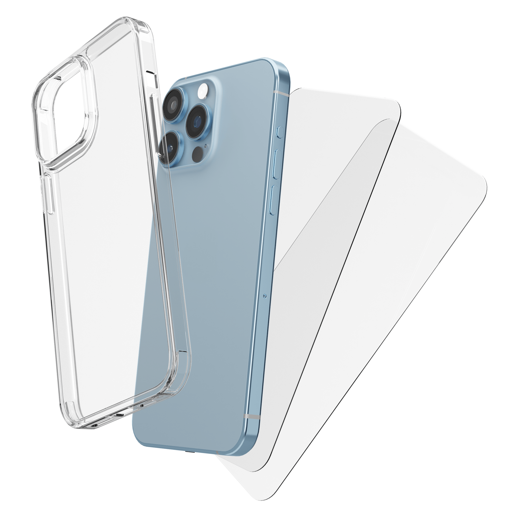 My Case Combo: Transparante Hoes met 2 Screenprotectors voor iPhone 13 Pro – Extra Veiligheid - mijnhoesjesMy Case Combo: Transparante Hoes met 2 Screenprotectors voor iPhone 13 Pro – Extra Veiligheid