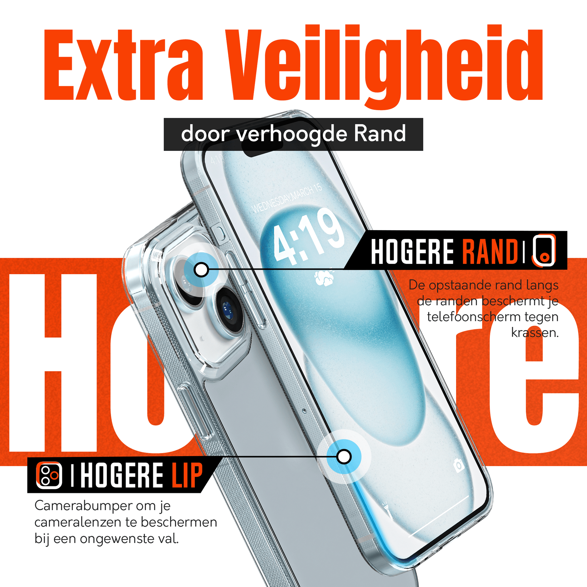 My Case Combo: Transparante Hoes met 2 Screenprotectors voor iPhone 15 – Extra Veiligheid - mijnhoesjesMy Case Combo: Transparante Hoes met 2 Screenprotectors voor iPhone 15 – Extra Veiligheid