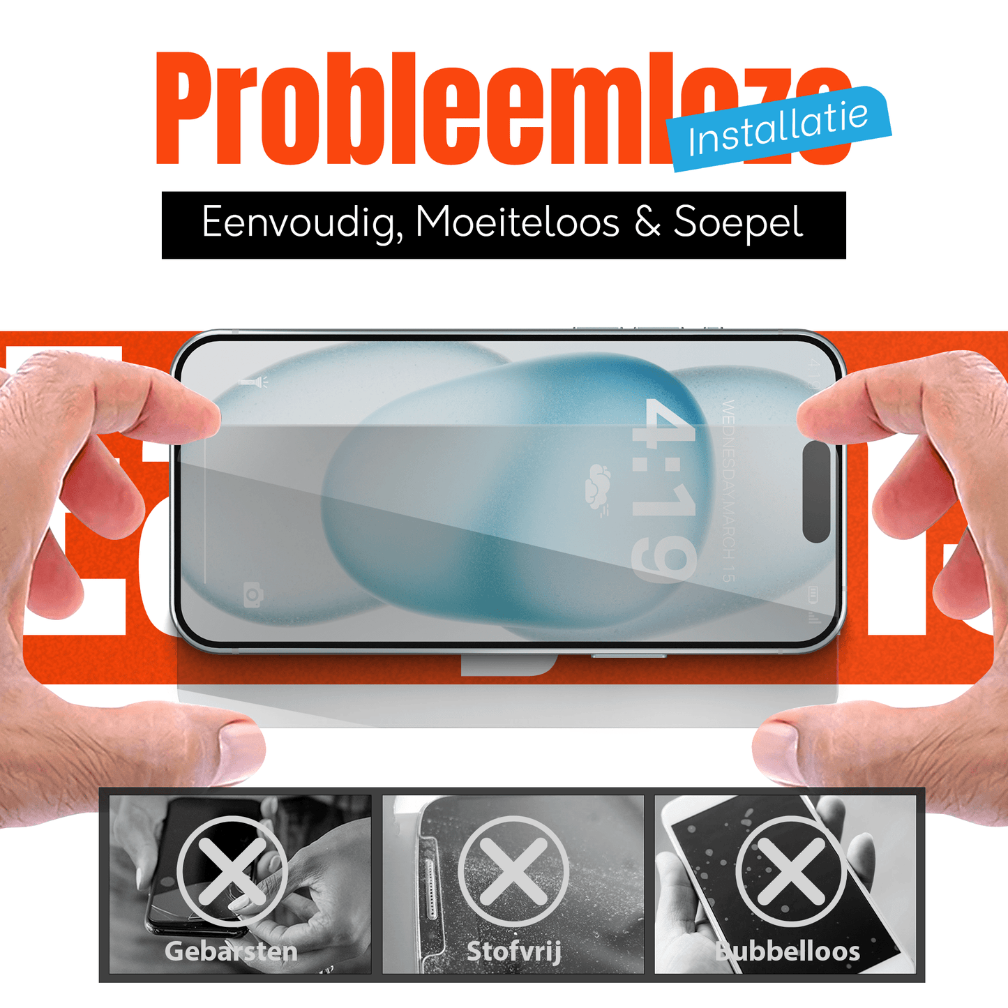 My Case Combo: Transparante Hoes met 2 Screenprotectors voor iPhone 15 – Extra Veiligheid - mijnhoesjesMy Case Combo: Transparante Hoes met 2 Screenprotectors voor iPhone 15 – Extra Veiligheid