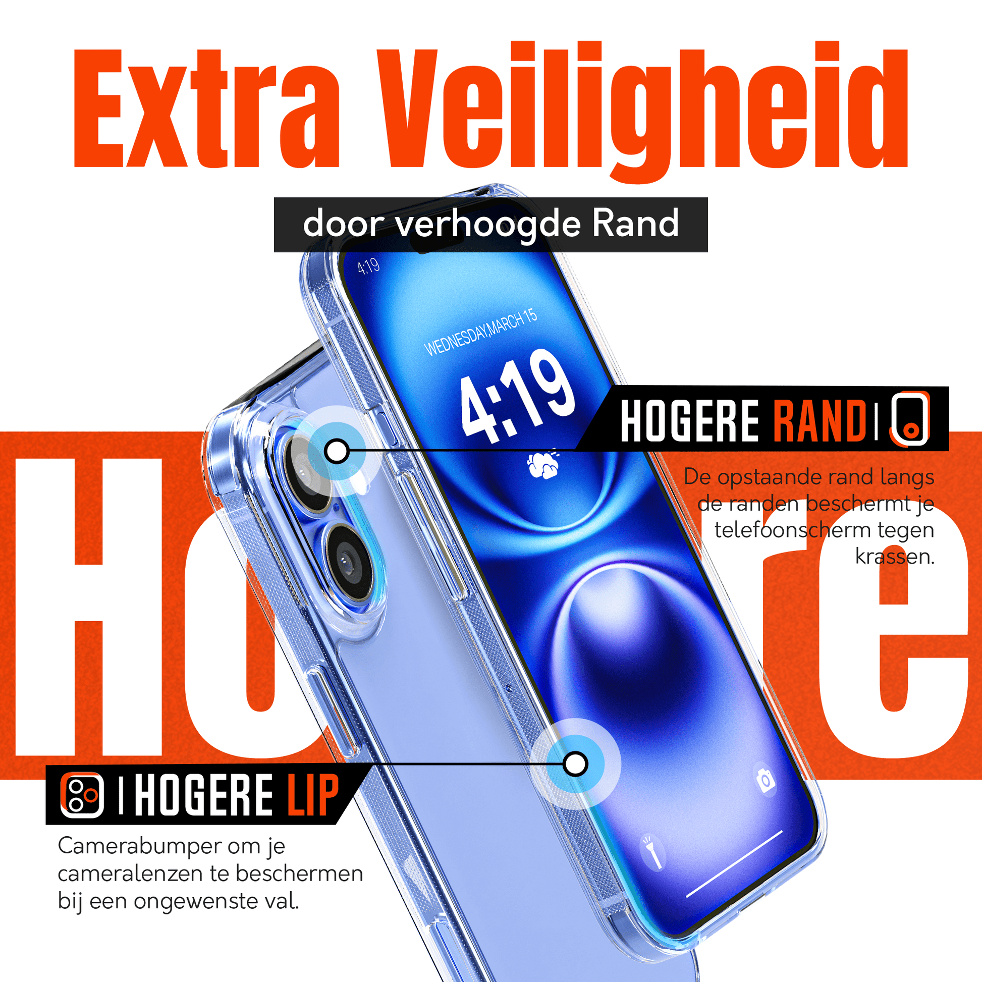 My Case Combo: Transparante Hoes met 2 Screenprotectors voor iPhone 16 – Extra Veiligheid - mijnhoesjesMy Case Combo: Transparante Hoes met 2 Screenprotectors voor iPhone 16 – Extra Veiligheid