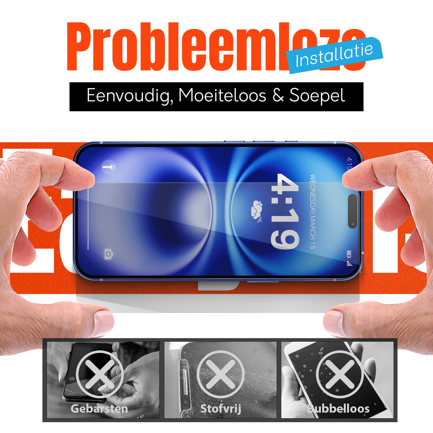 My Case Combo: Transparante Hoes met 2 Screenprotectors voor iPhone 16 – Extra Veiligheid - mijnhoesjesMy Case Combo: Transparante Hoes met 2 Screenprotectors voor iPhone 16 – Extra Veiligheid